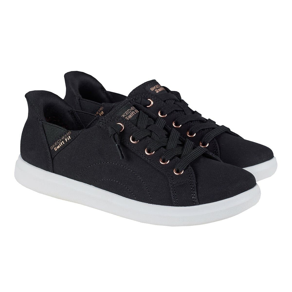 Sepatu Kasual Wanita Skechers US 7 Hitam