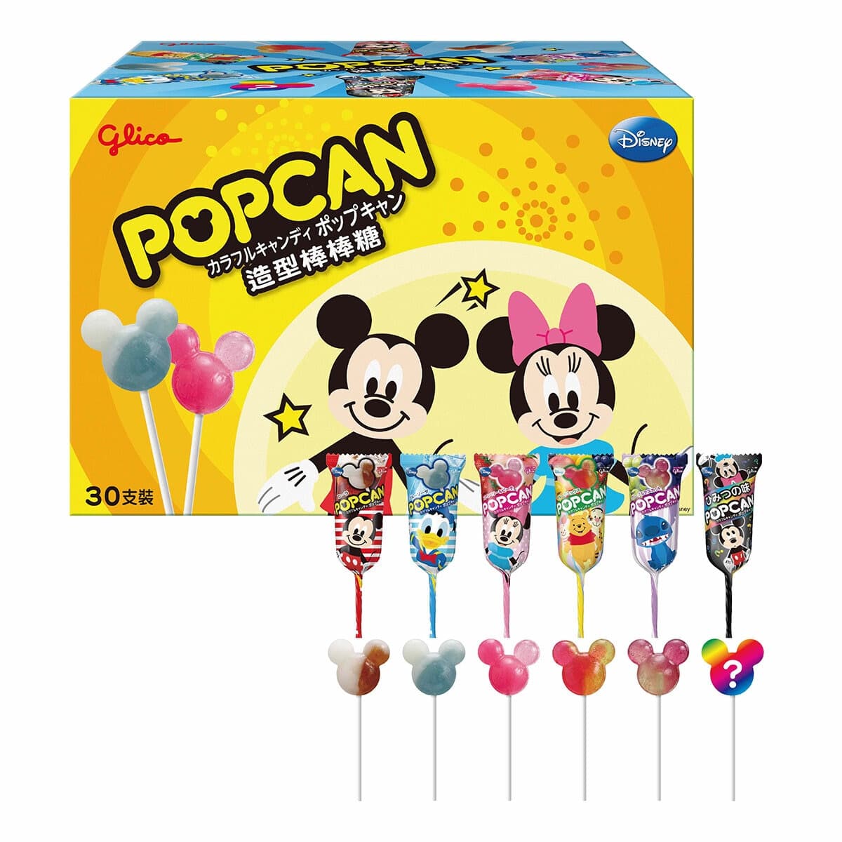 Glico POPCAN Candy Stick 9 g X 30 Sticks