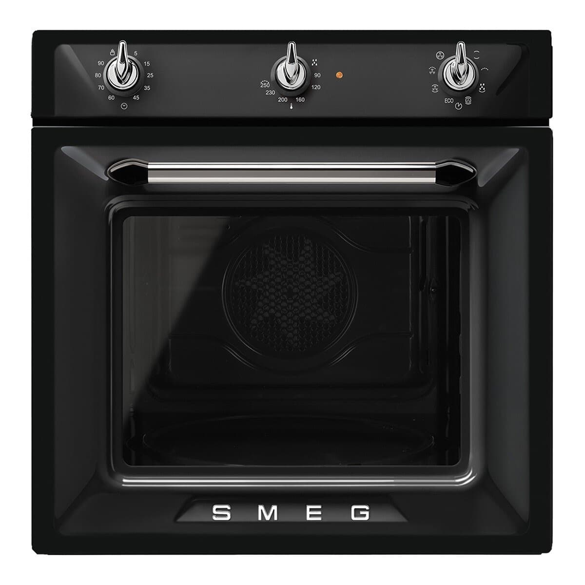 SMEG Oven Penggorengan Kekinian Hitam Bintang SF6905N1 + SMEG Mesin Cuci Piring Terintegrasi Hitam Bintang ST2FABBLK2 Set