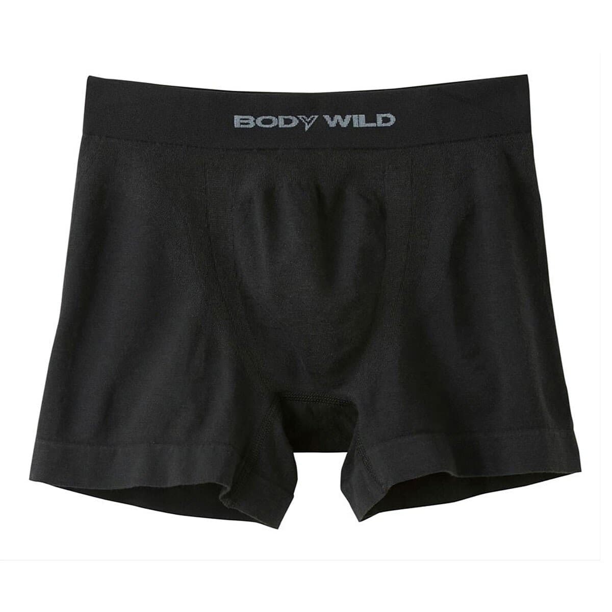 Cinta Pria Bodi Satu Setelan Celana Dalam Rata Hitam L