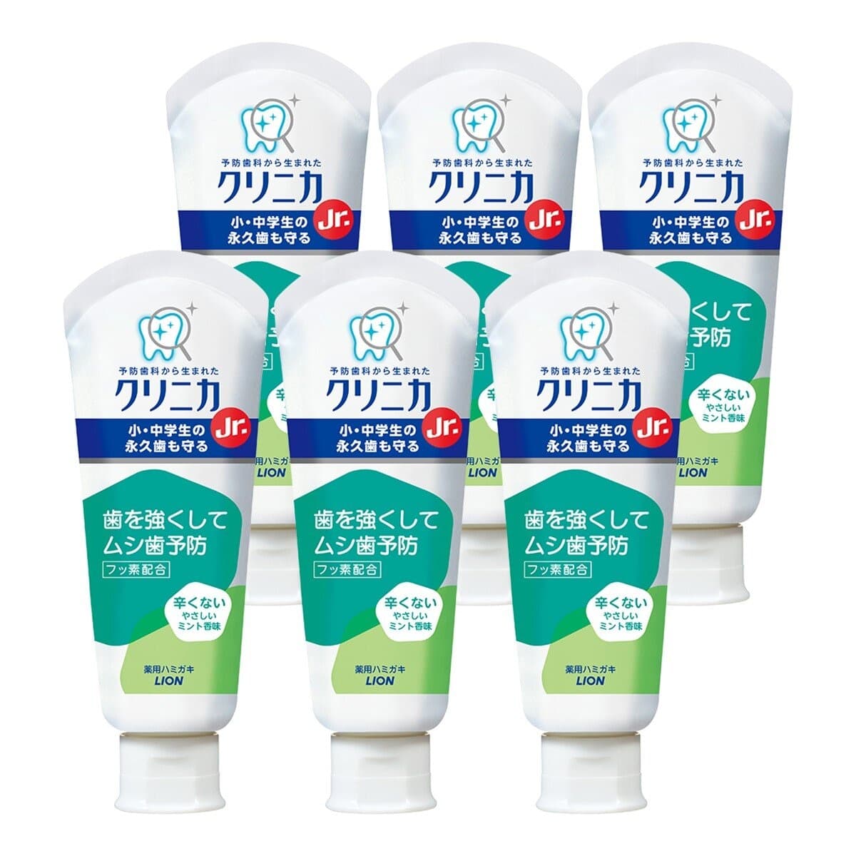 Lion Kids Toothpaste Enzyme (Usia 6 Tahun Ke Atas) 60 Gram X 6 Botol