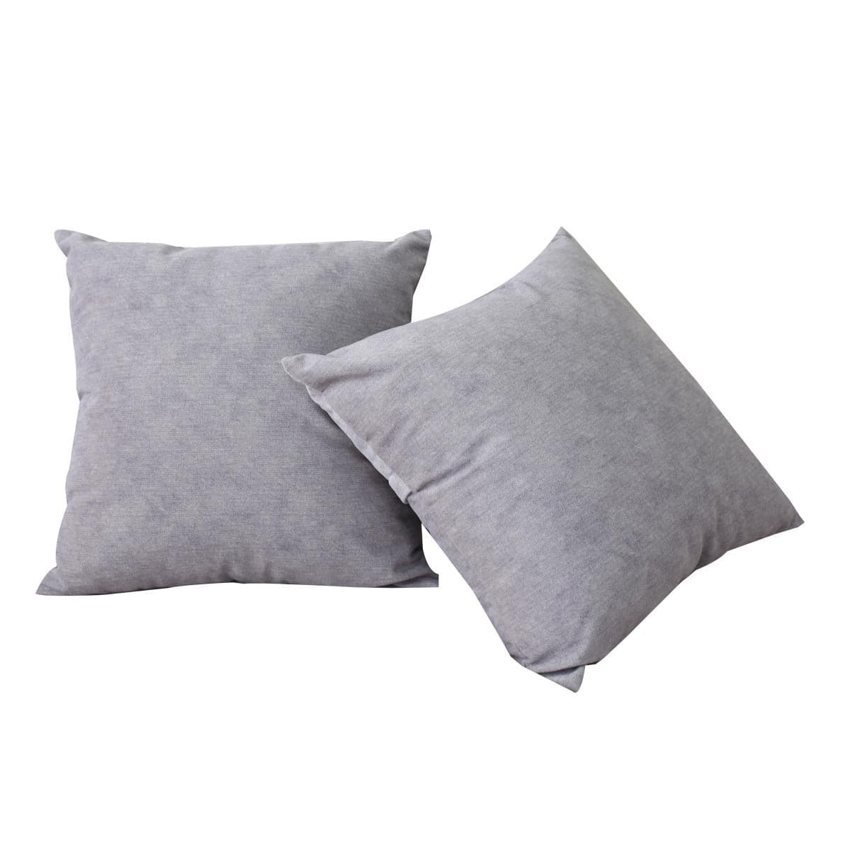 CASA Bantal Besar Lembut 2 Buah 60 cm X 60 cm Abu-abu