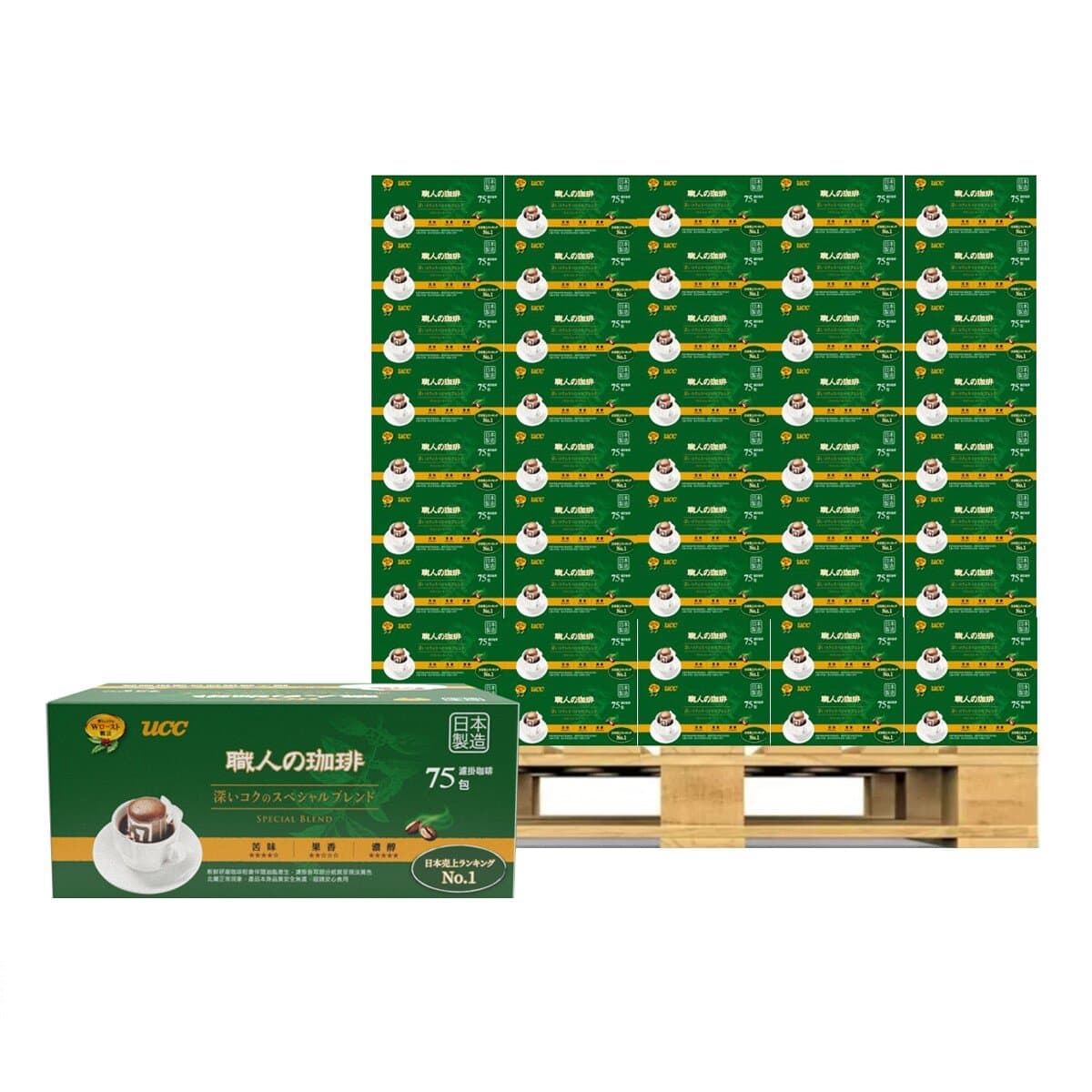 UCC Coffee Pouch Kualitas Profesional 7 gram X 75 pcs X 162 box