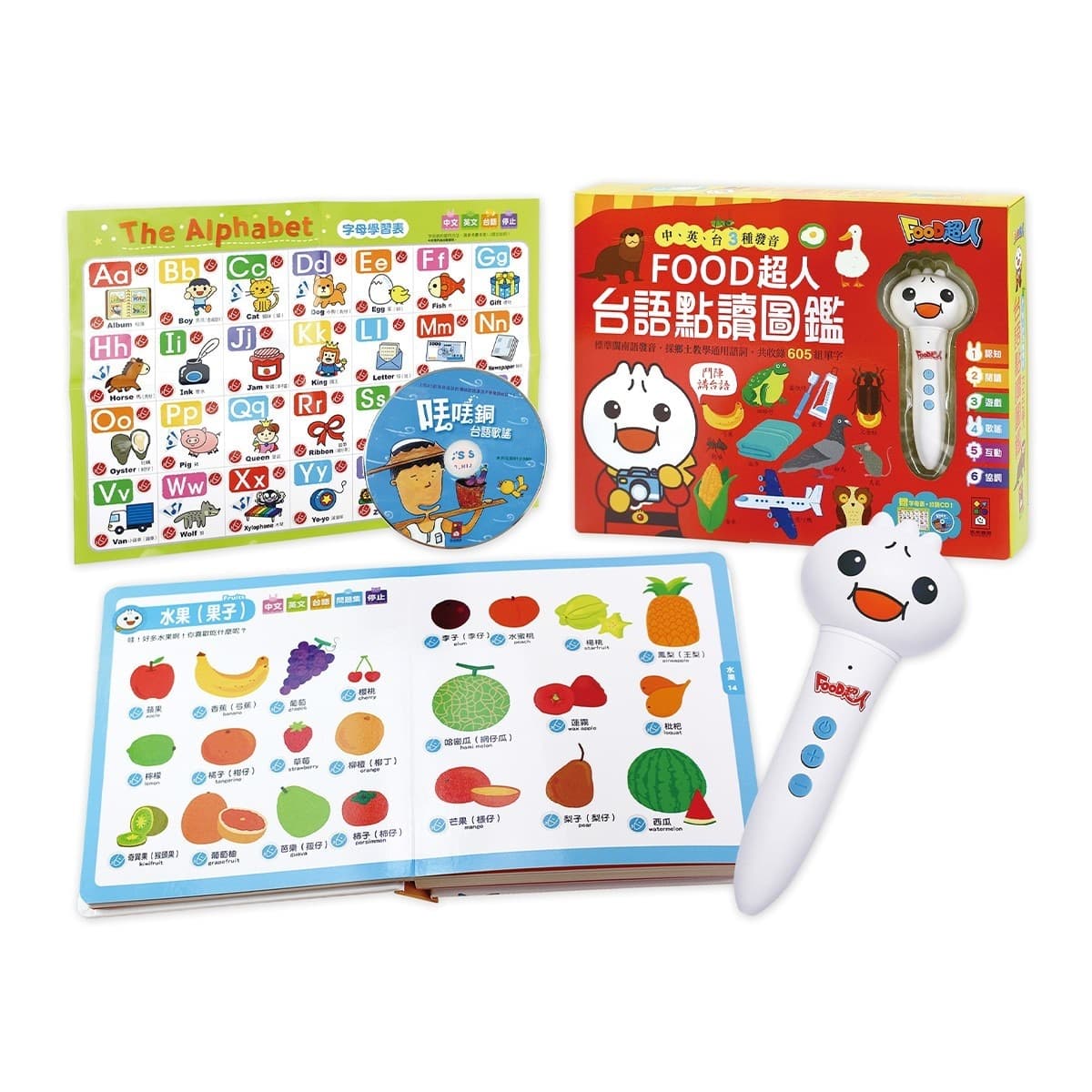 Kamus Interaktif Bahasa Hokkien FOOD Superhero