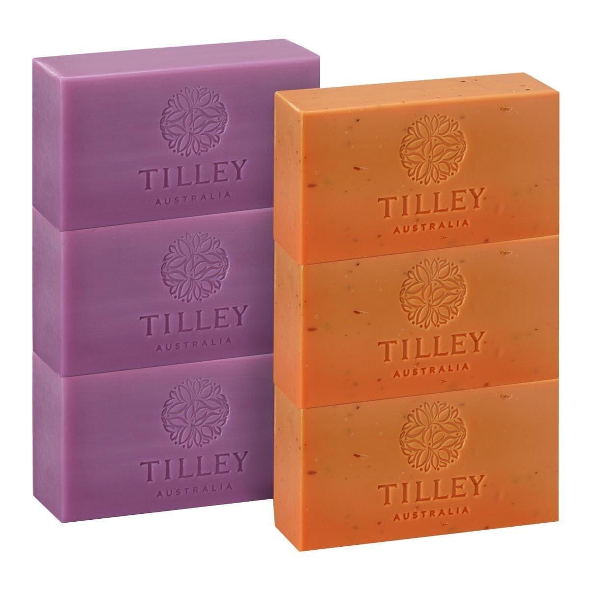 Sabun Tilley Classic 220g X 6pcs - Sandalwood & Bergamot X 3 + Patchouli & Musk X 3