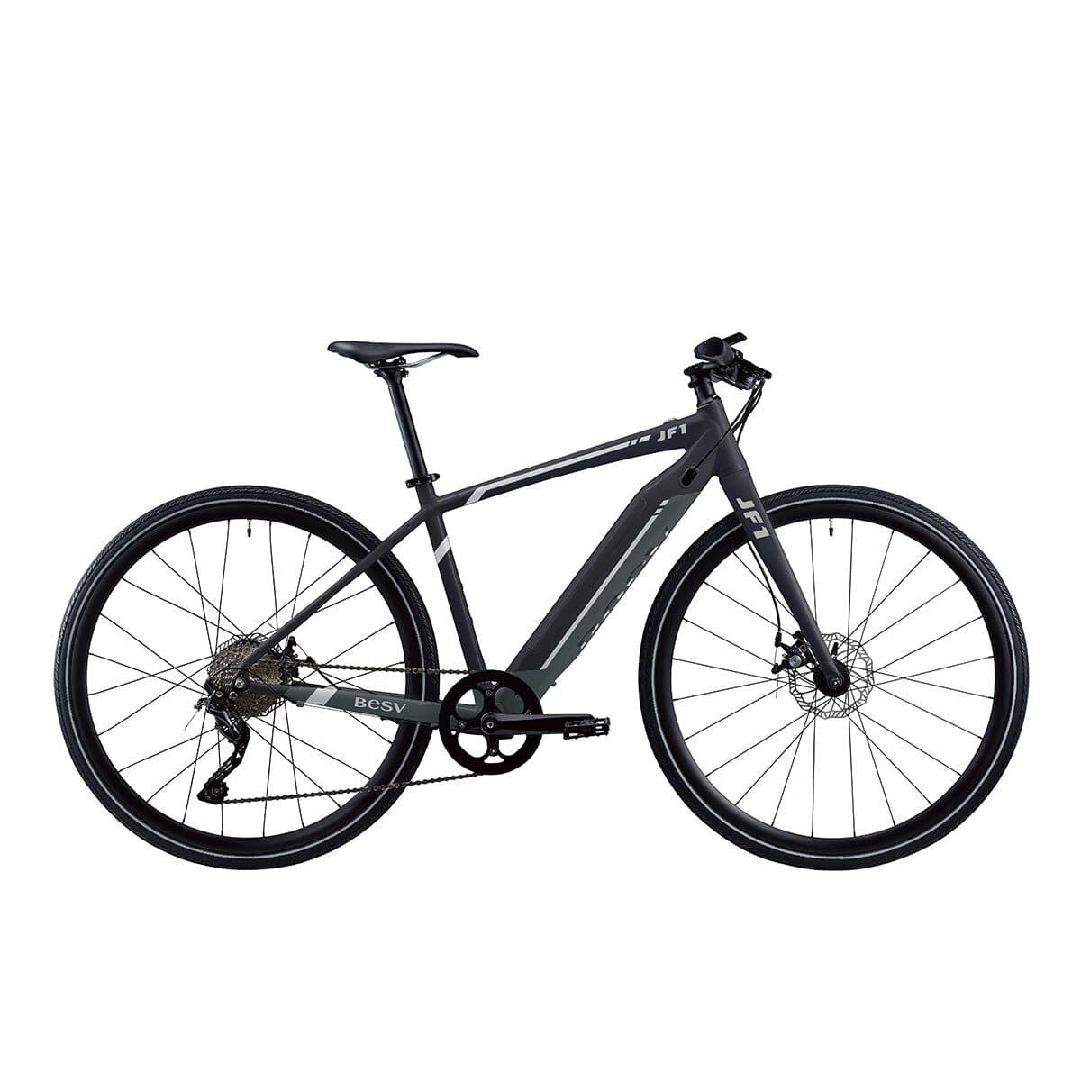 BESV JF1 Smart Electric Bike Flat Handlebar Road XS Hitam