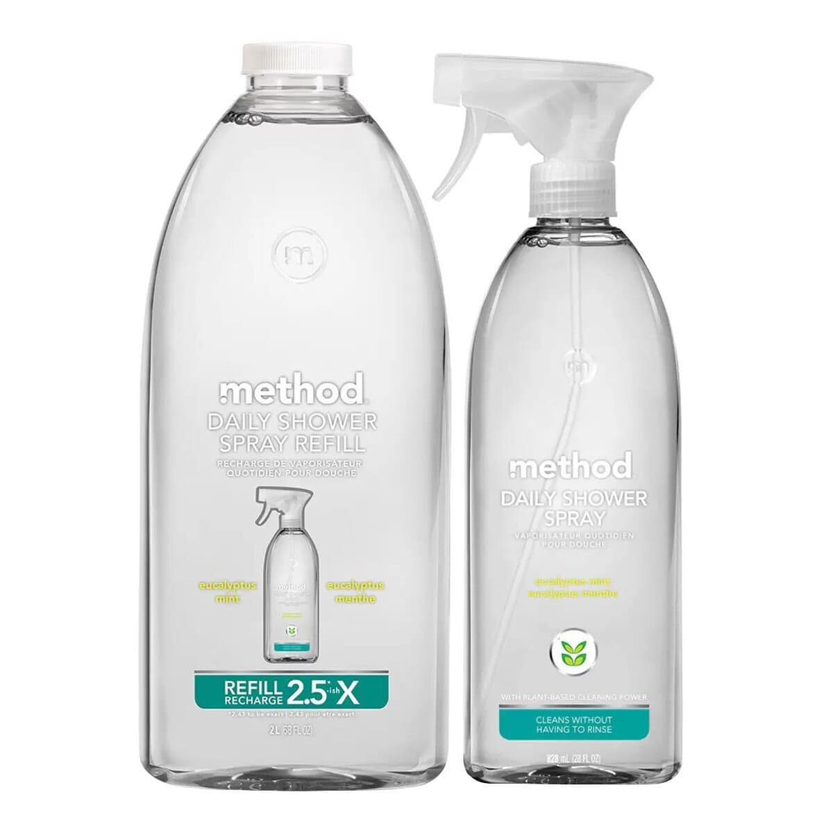 Meizhe pembersih kamar mandi harian 828 ml + botol isi ulang 2 liter