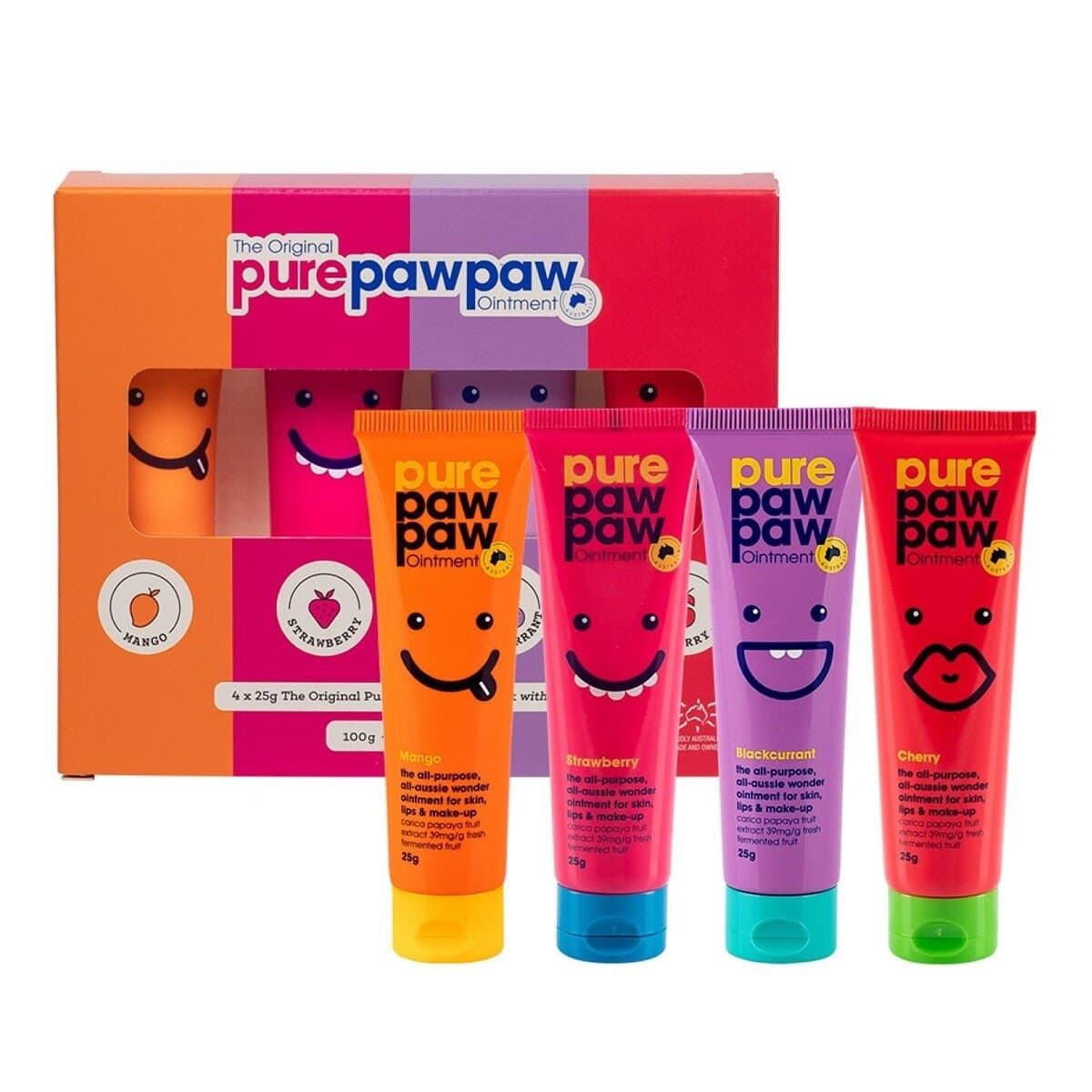 Pure Paw Paw Australia Miracle Papaya Cream Set 25g X 4pcs