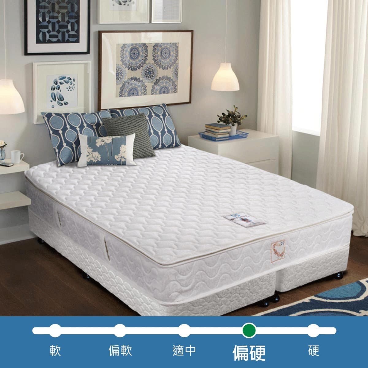 Sealy Back Protector Mars Double X 1 Tempat Tidur + Kasur Bawah 91.5cm X 190cm X 2 Tempat Tidur