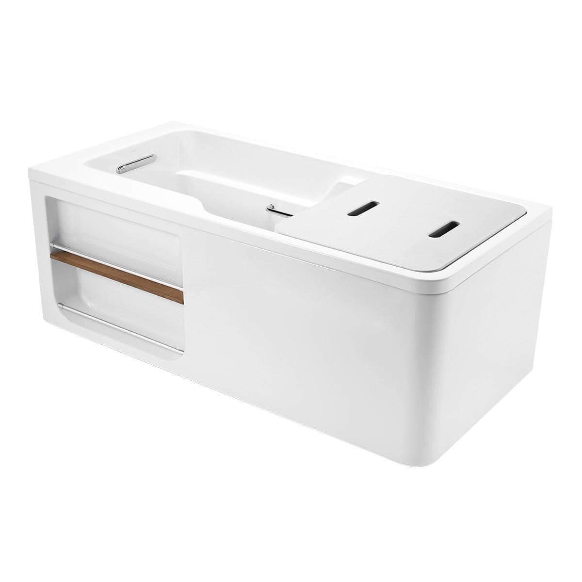 Bak Mandi Induk Akrilik Integral Kohler Aleutian 1,5 m (Sudut Kiri) Area Metro Distribusi Terbatas