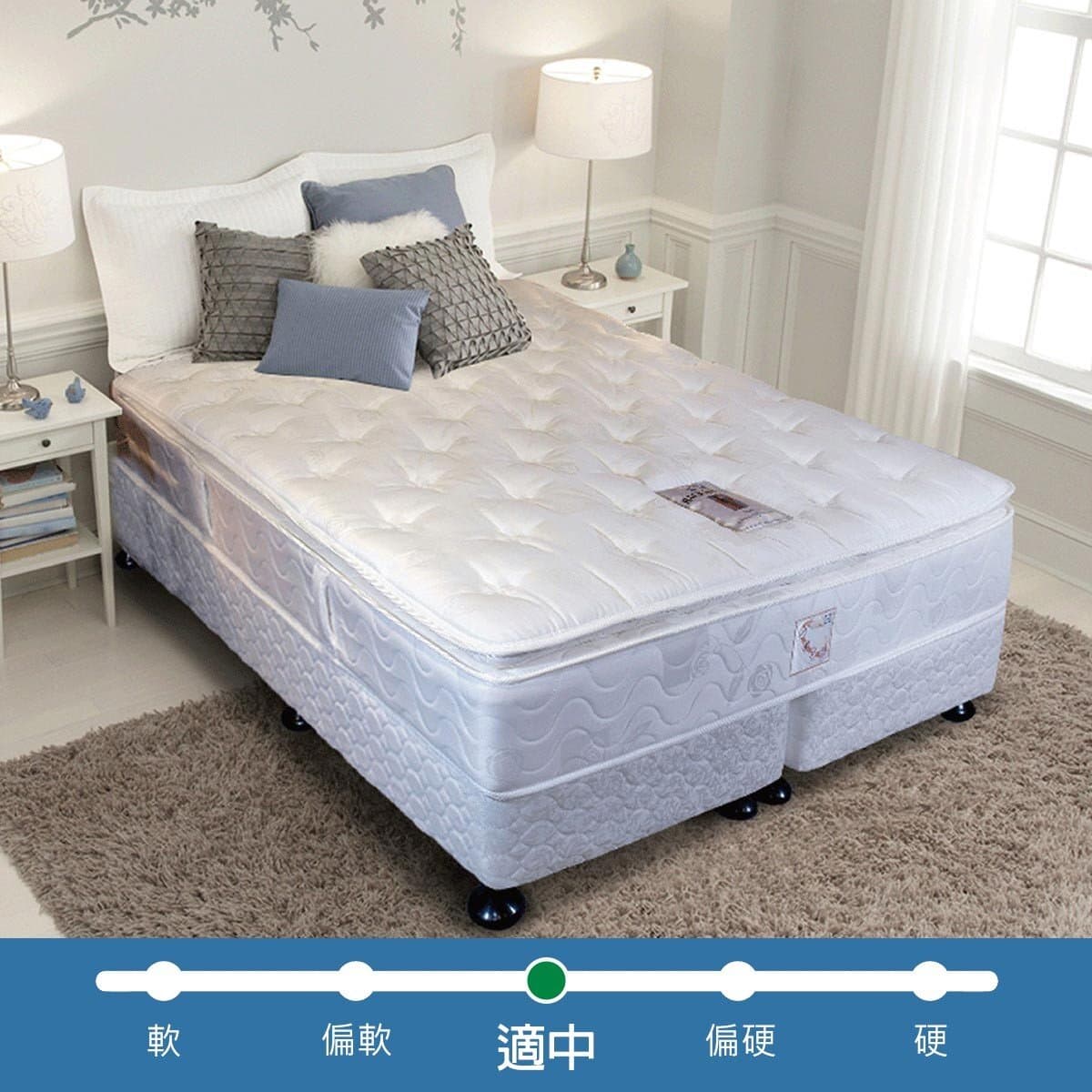 Sealy Goldstar Double X 1 Kasur + Kasur Bawah 91,5cm X 190cm X 2 Tempat Tidur