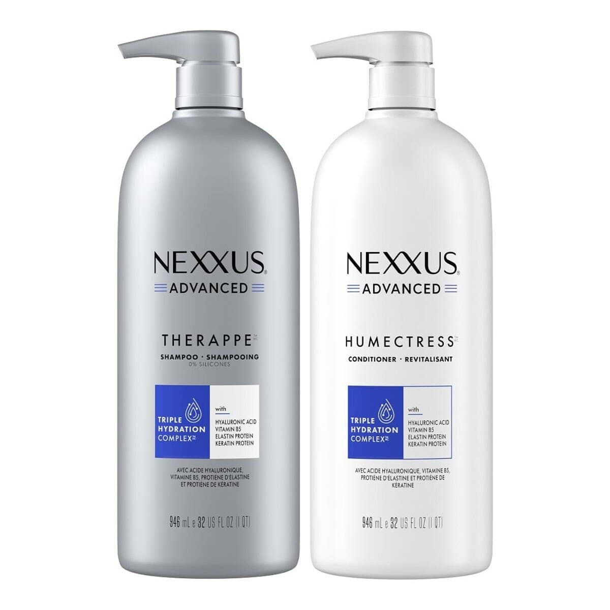 NEXXUS Paket Shampoo dan Conditioner Ultimate Moisture 946ml (2 Buah)