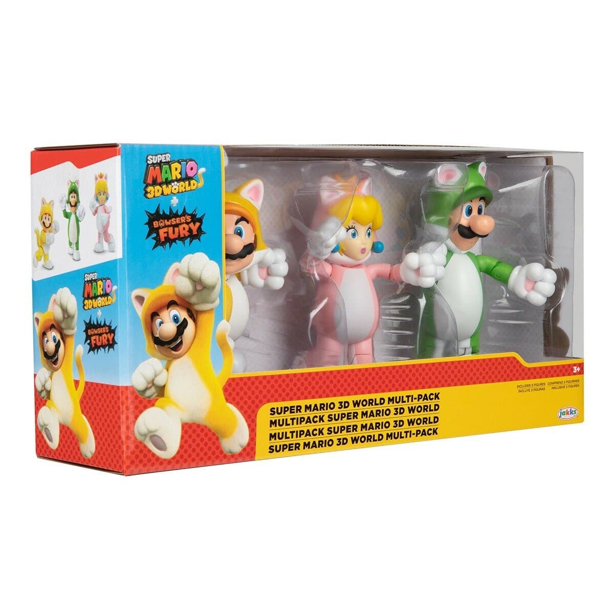 Super Mario Boneka 4 Inci 3 Buah Edisi Transformasi / Untuk Usia 3 Tahun Ke Atas