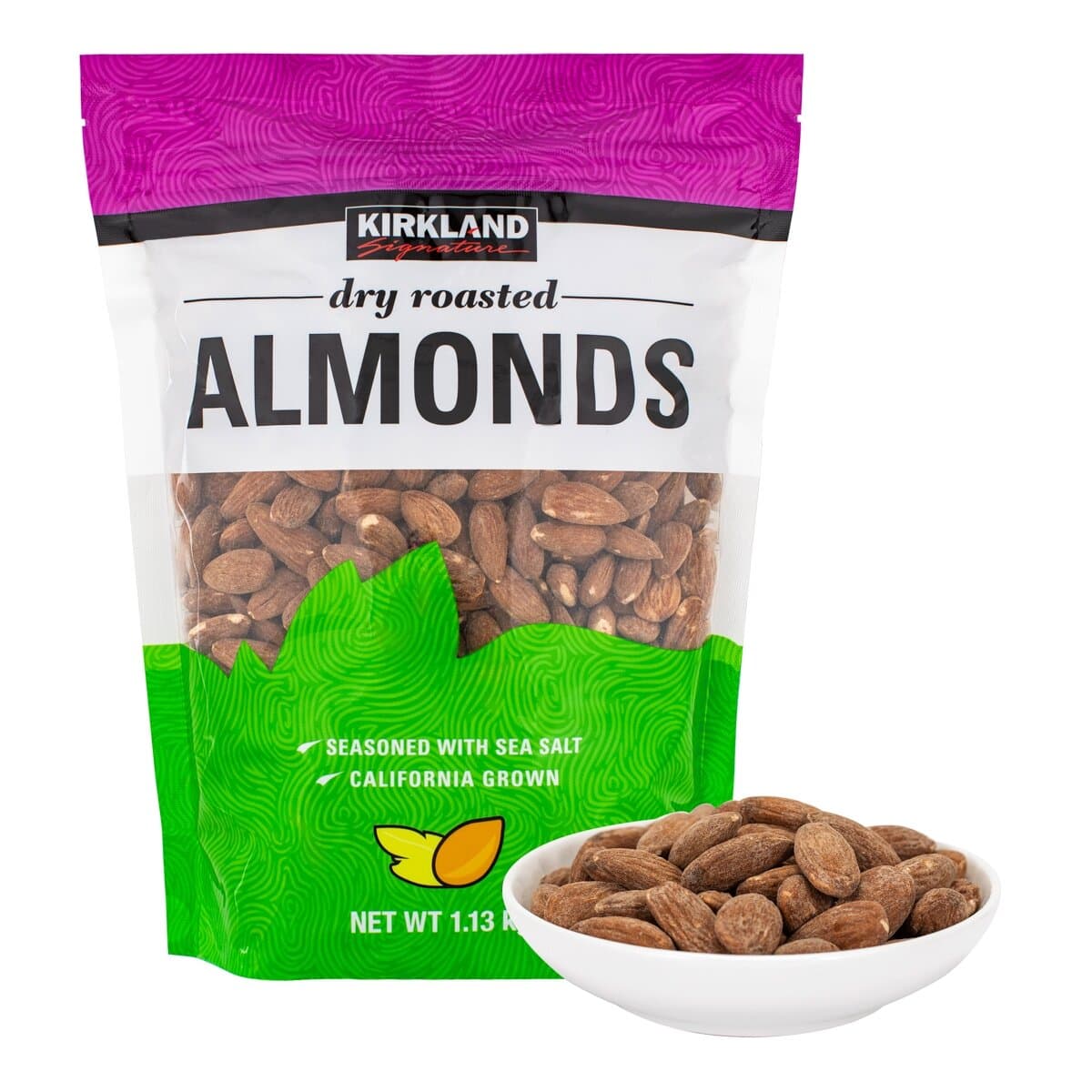 Kirkland Salted Roasted Almonds 1.13 kg