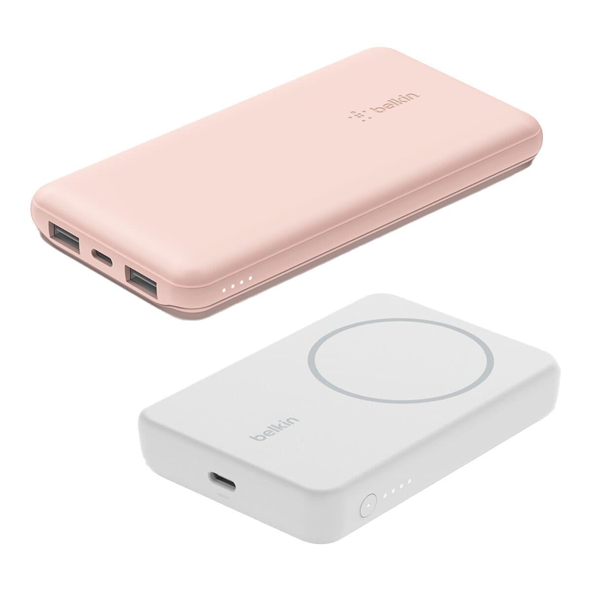 Belkin power bank combo pink / white