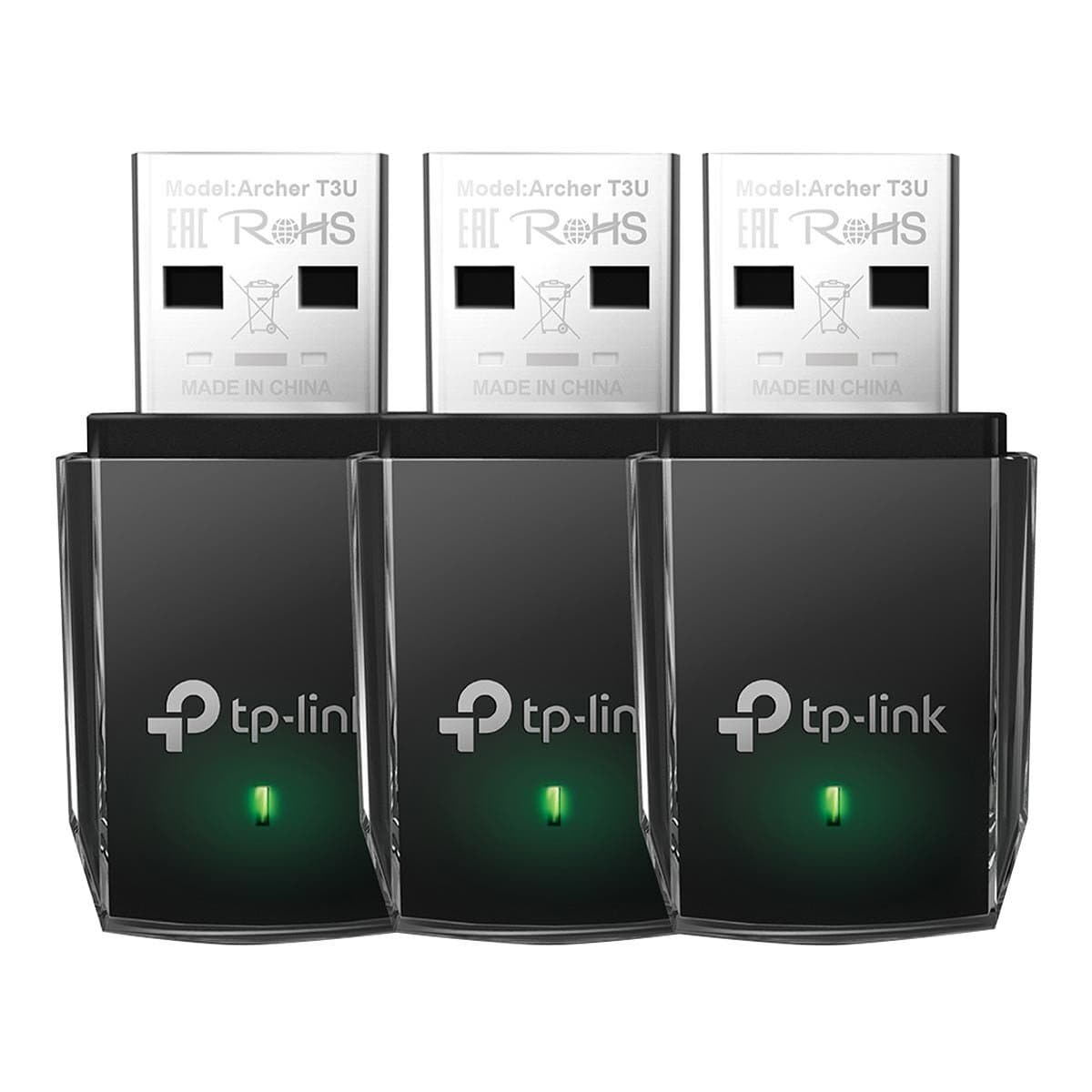 TP-Link Kartu Nirkabel AC1300 Dual-Band Archer T3U 3 Buah