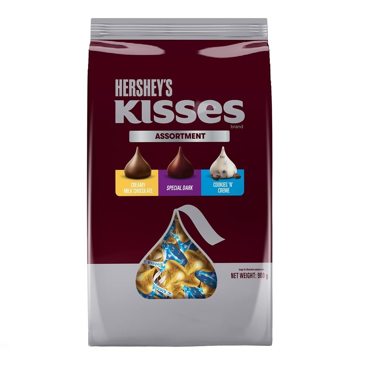Hershey's Kisses Assorted Chocolate 900 g