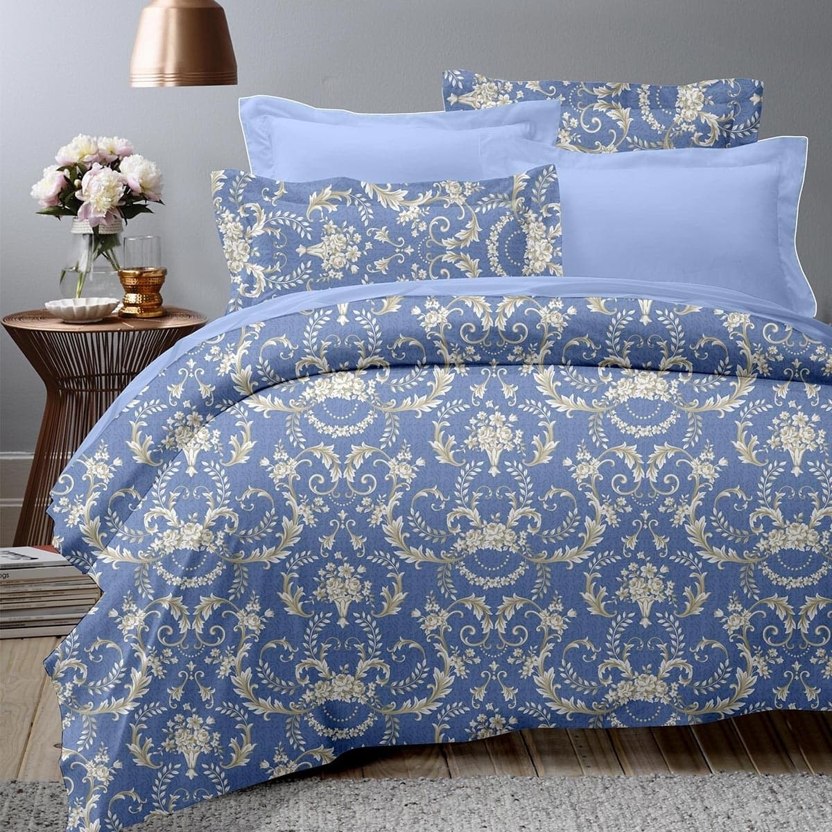 Caliphil Set Lembaran Besar Amerika Serikat Dengan Pola 6 Lembar: Ukuran 183cm X 190cm, Warna Athena