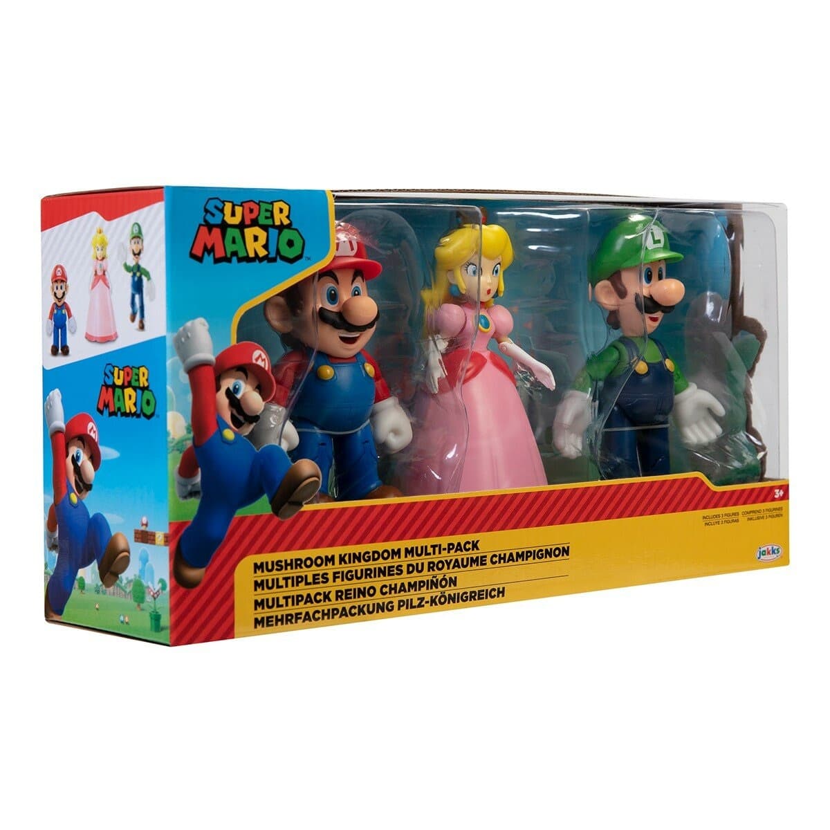 Super Mario Figure 4 inci 3 pieces Classic Edition / For Ages 3+