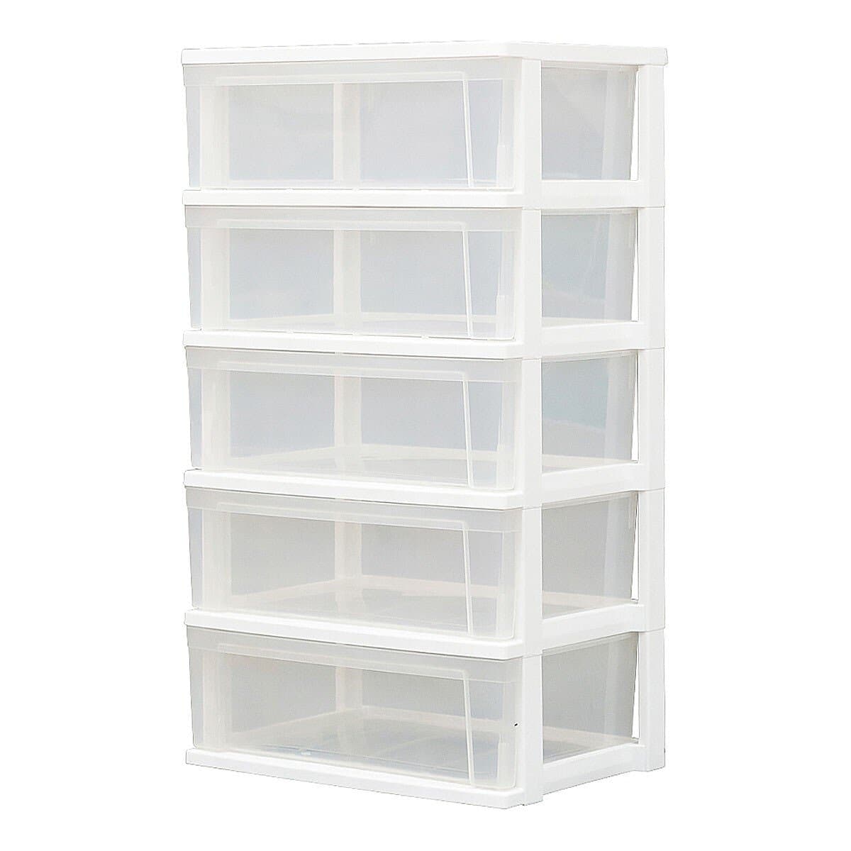 IRIS OHYAMA Lemari Penyimpanan Transparan Lapisan 5 NSW-545