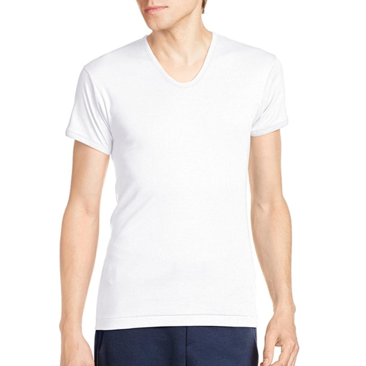 Kin Shi Pakaian Lengan Pendek Anti Bakteri dan Bau Badan Jepang Untuk Pria L