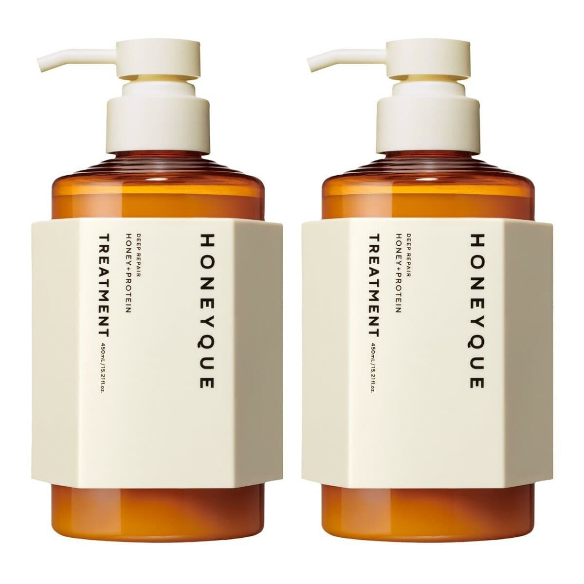 HONEYQUE Krim Rambut Melembabkan dan Melindungi 450 mililiter X 2 botol