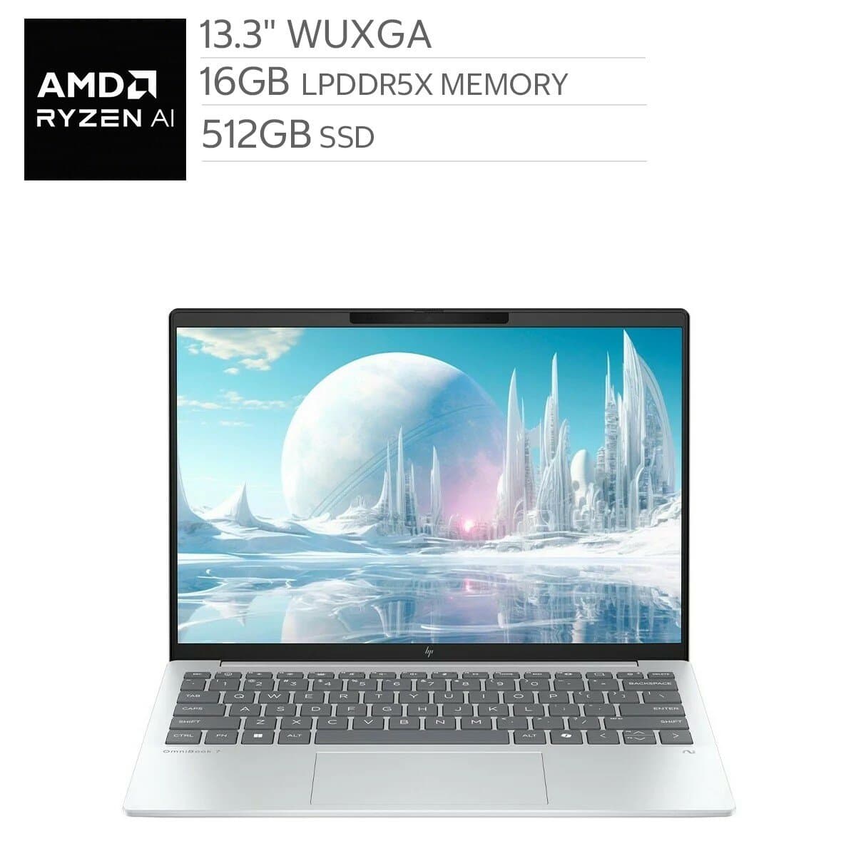 HP OmniBook 7 AeroNGAI 13.3 inci Copilot+ PC Notebook Komputer 13-bg1066AU