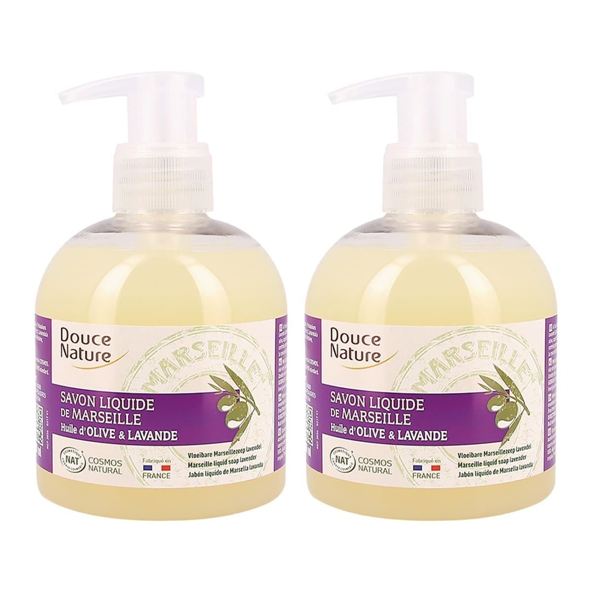 Douce Nature Marseille Soap Lavender Hand Wash 300ml X 2 Sachets