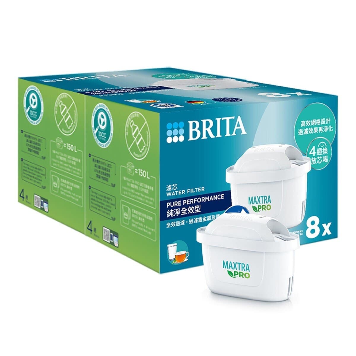 Brita Maxtra Pro Filter Air untuk Botol Filtrasi 8 Paket