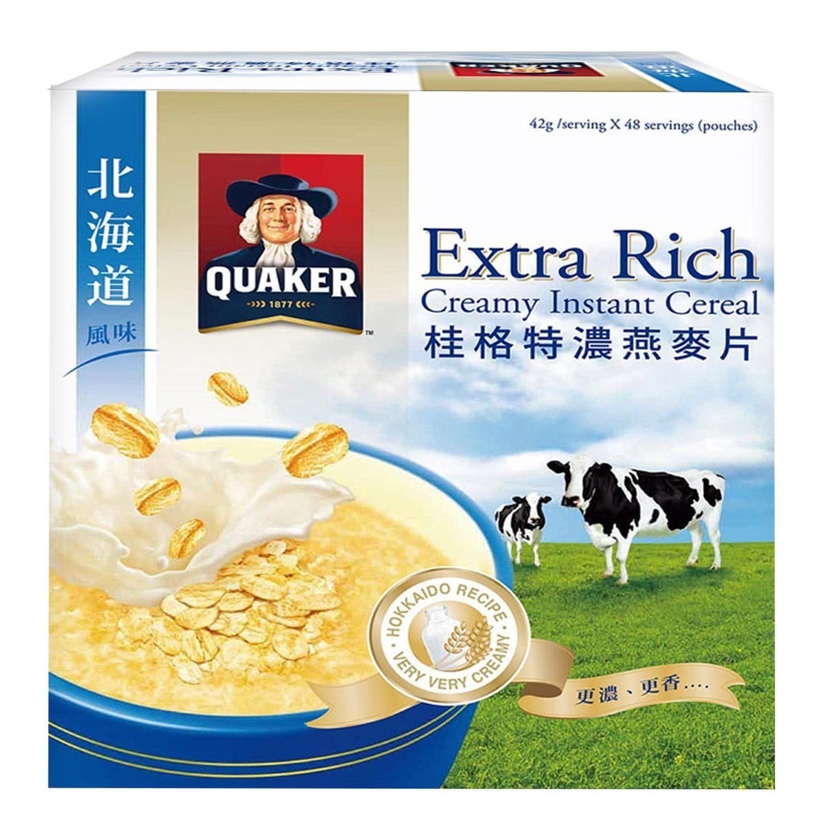 Quaker Hokkaido Rasa Gandum Pekat 42g X 48pcs