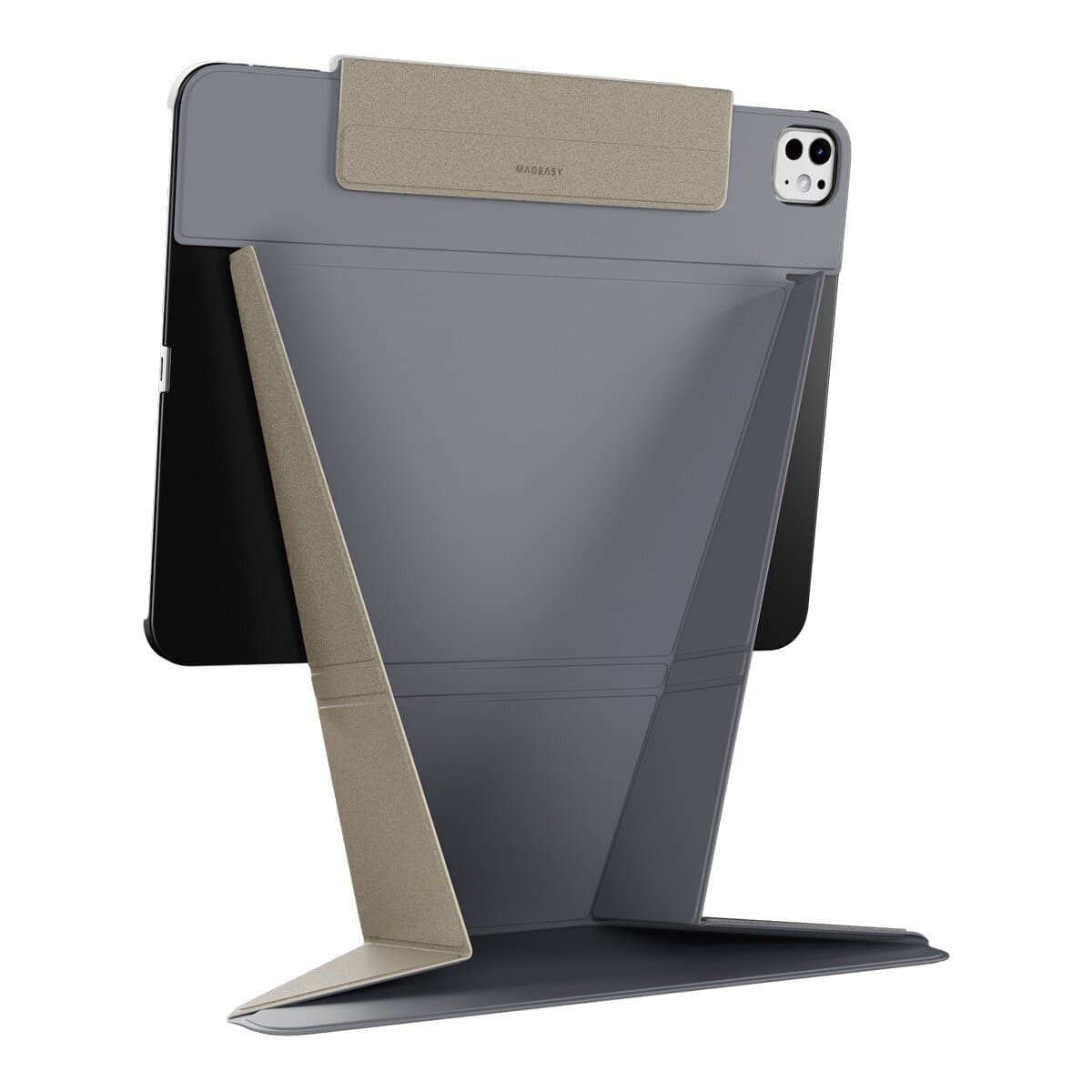 MAGEASY Lift Pengangkat Tinggi Pelindung Sesuai Untuk iPad Pro 13 inci 2024 M4 Alaska Biru