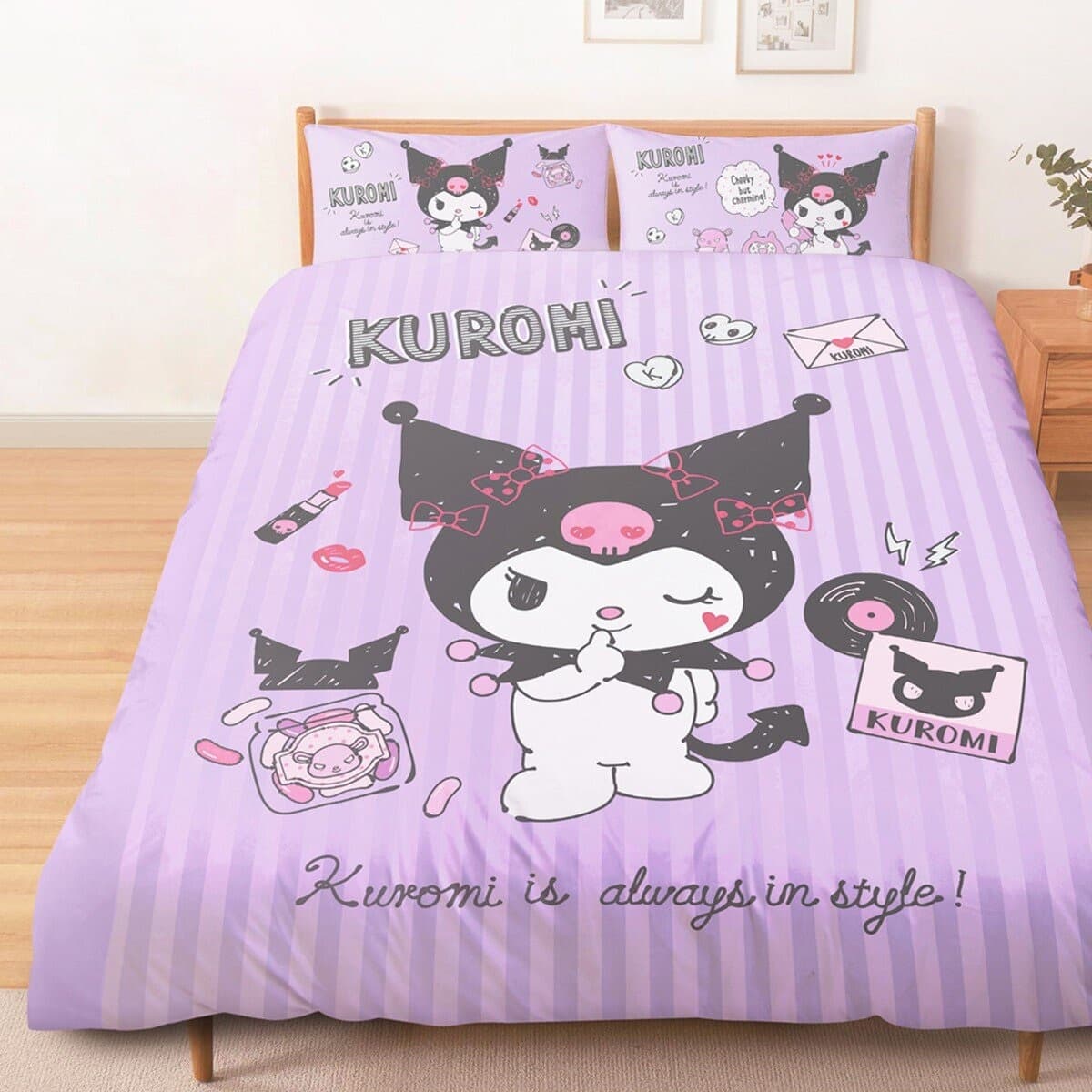 MIT Combed Cotton Double Bed Bag Twin Comforter Set 4 Pcs Aksesoris Fashion Romy Keren