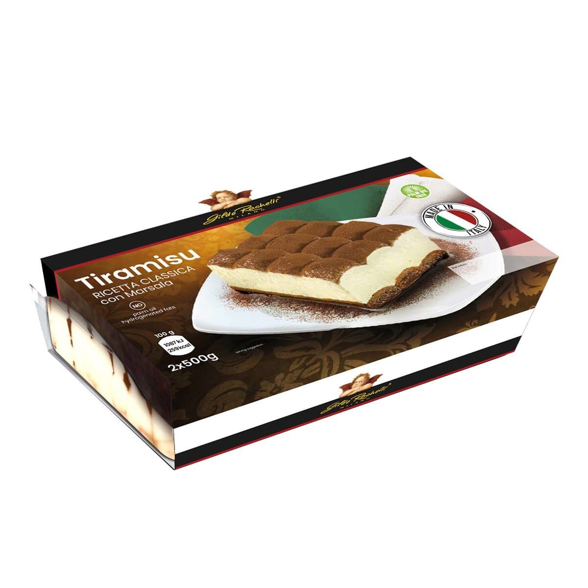 Gildo Rachelli Frozen Tiramisu 500g X 2 Potong