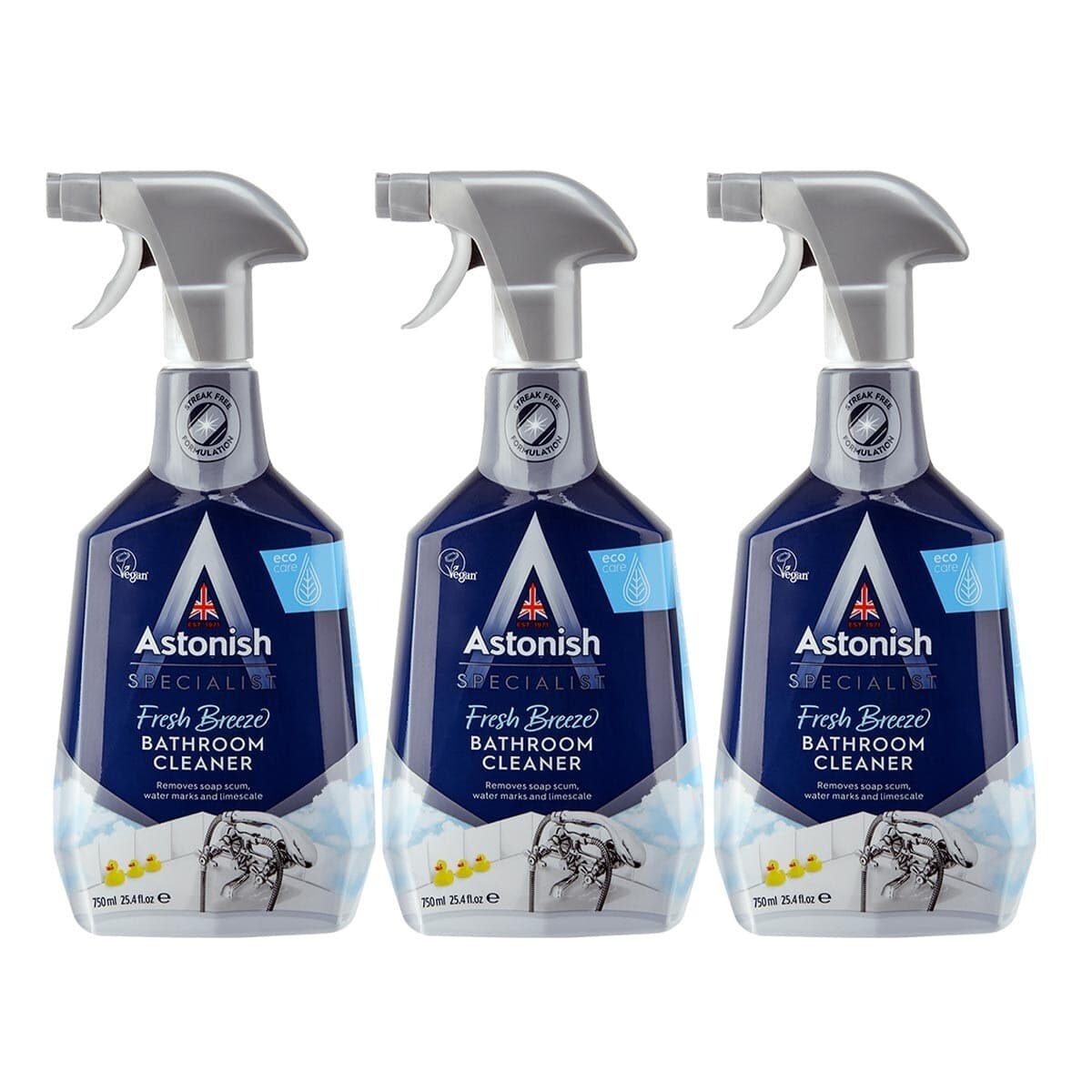 Astonish Antibakteri Pembersih Toilet & Mandi Inggris 750 ml X 3 pcs