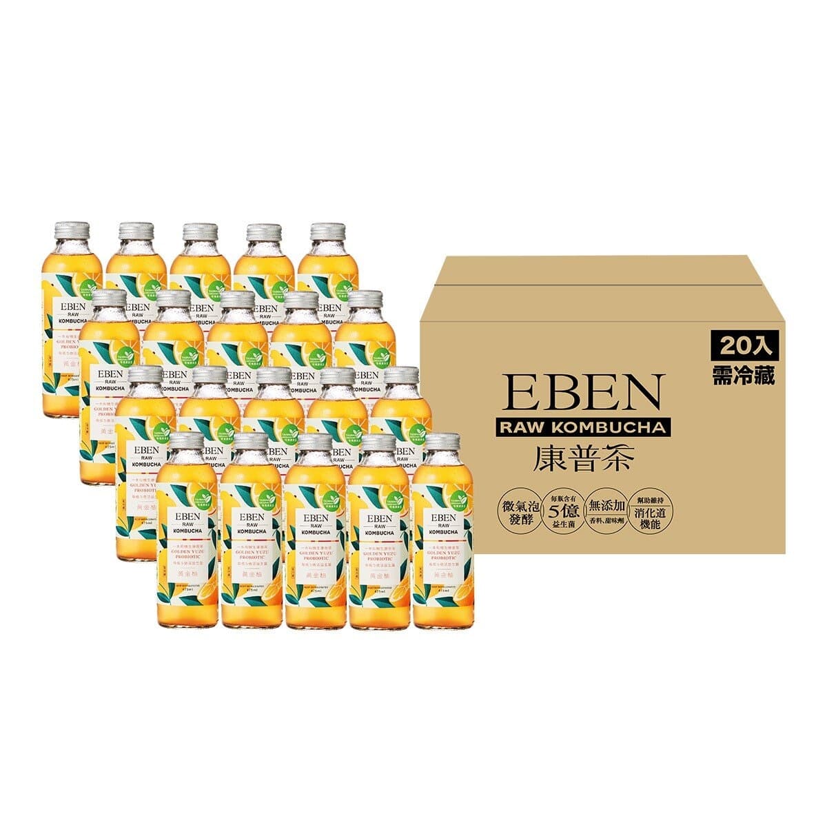 Satu Botol Teh Kompot Organik Rambutanemas 475 Mililiter X 20 Buah