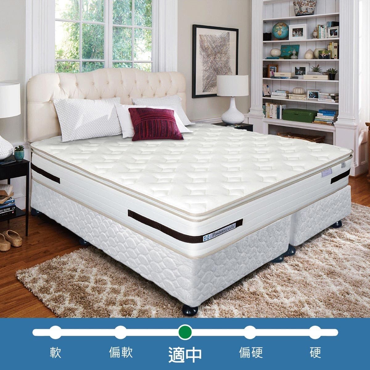 Sili Elly Seri Postur Tubuh Spring Bed Ganda Lebar 183 cm x Panjang 190 cm