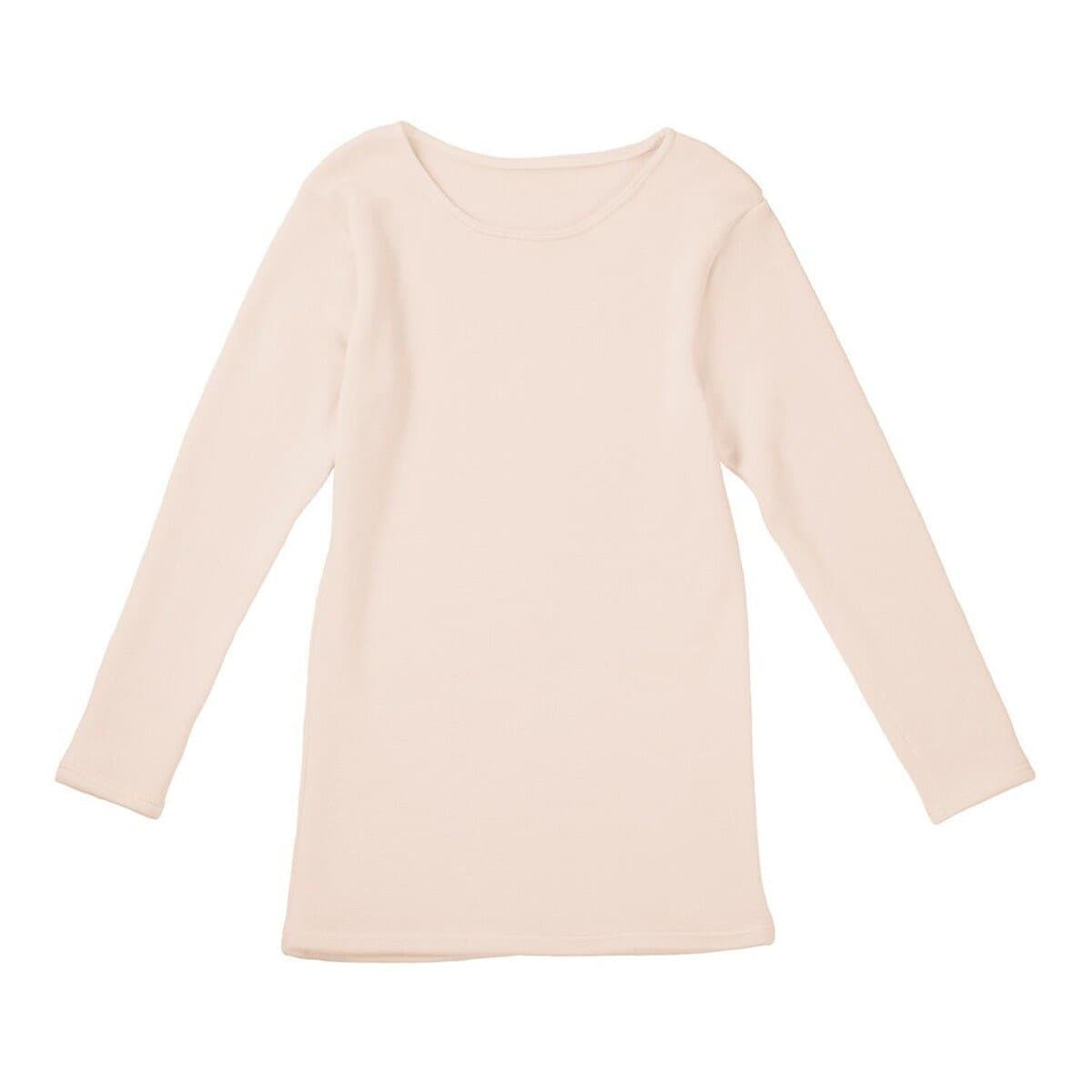 AS Shiny Clothes Bra Wanita Panjang Lengan Bulu Hangat Warna Kulit L