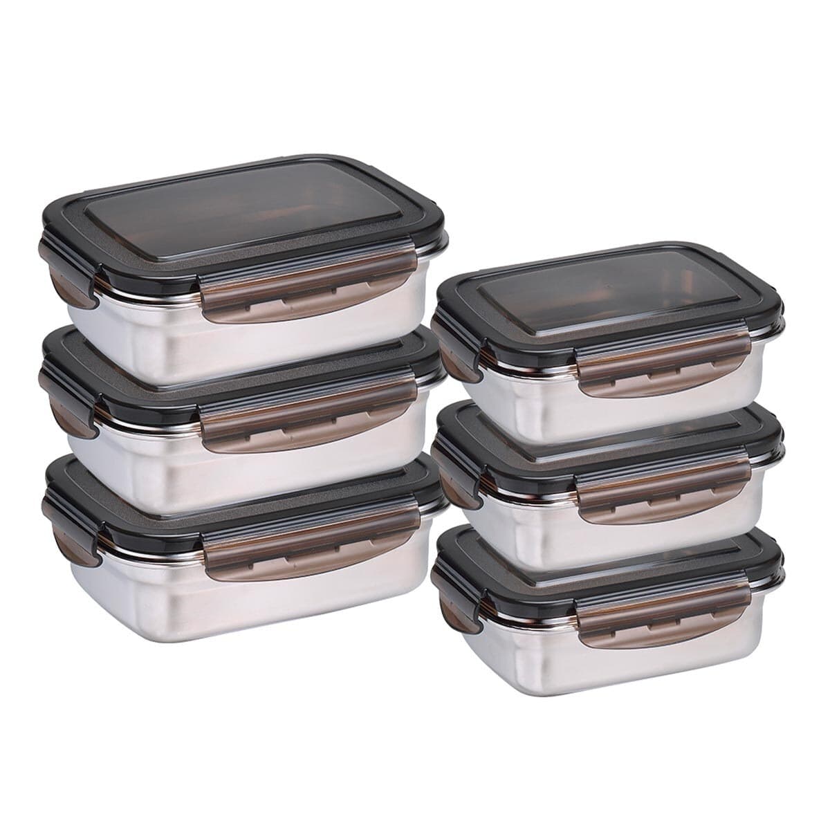 Neoflam Kotak Preservasi Stainless Steel 12 Pcs Termasuk Tutup