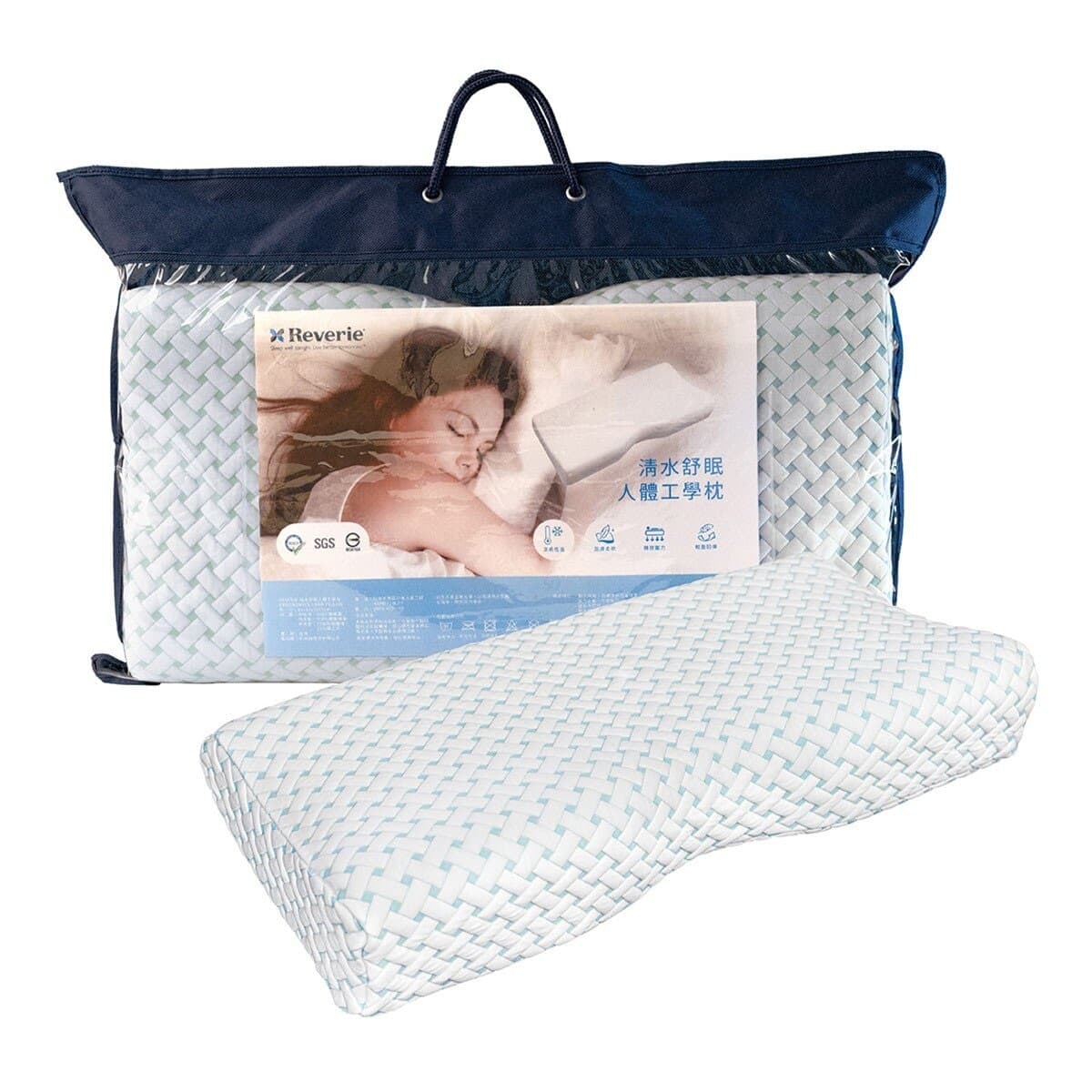 Pillow Ergonomis Phantom Sleep 65cm x 34cm x 7cm / 11cm