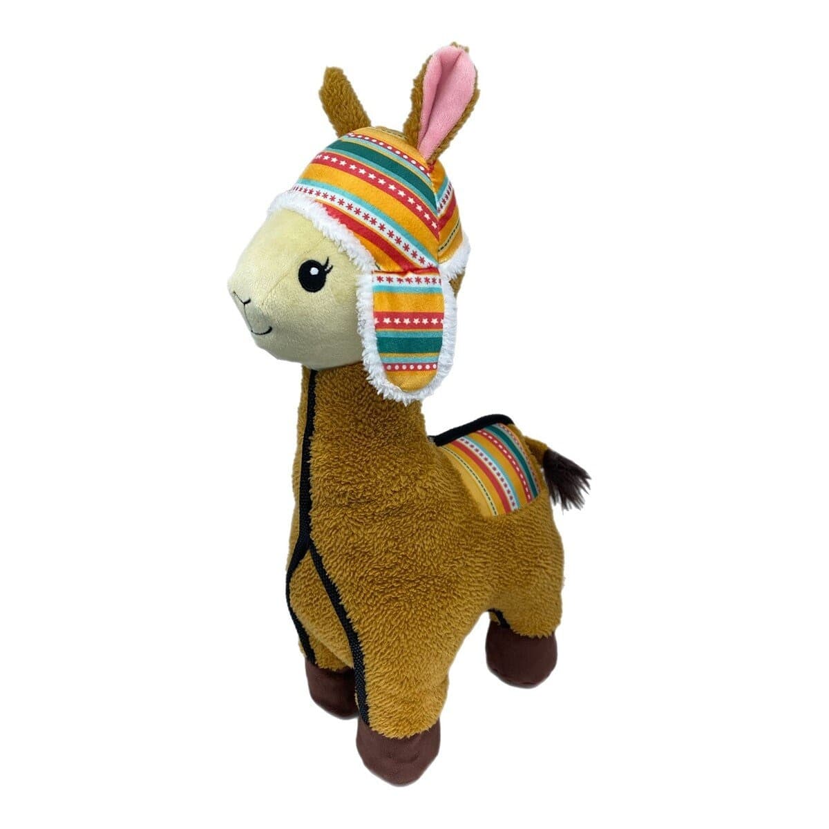 Mainan Hewan Peliharaan Dari Woolly Camel Coklat