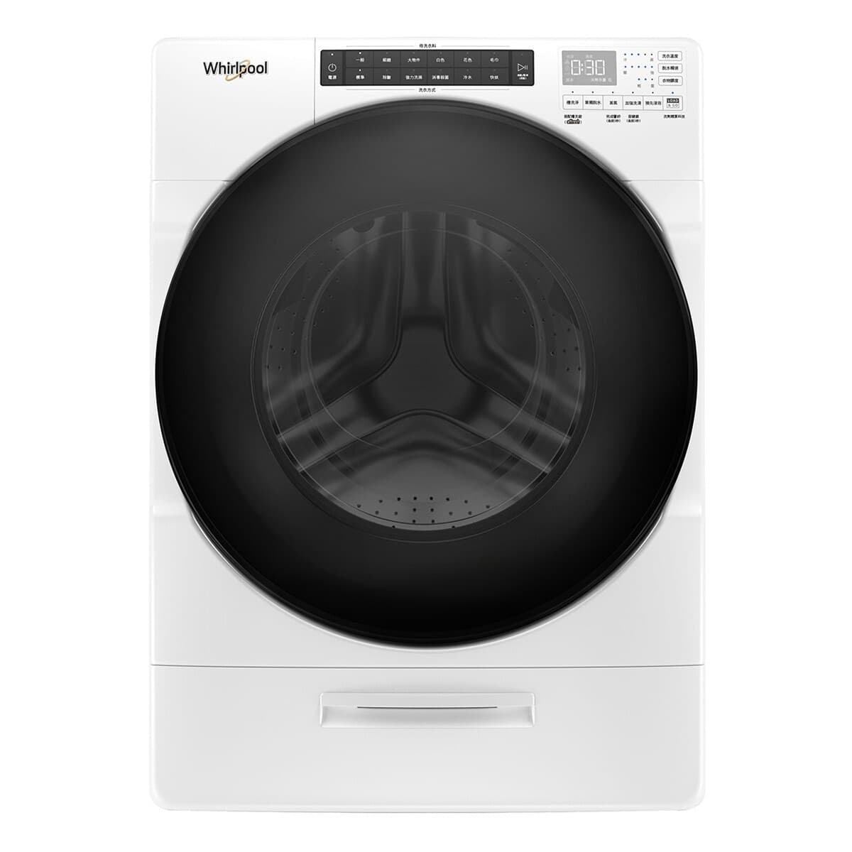 Whirlpool Mesin Cuci Tumbler 17 kg Load & Go Dengan Uap 8TWFW6620HW