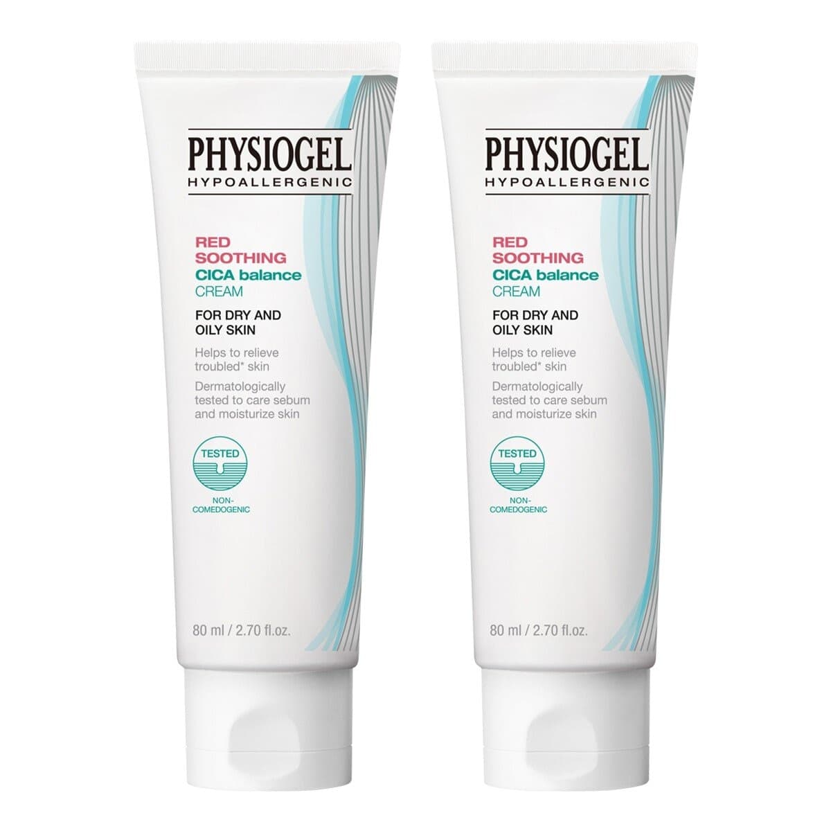 Clean Fresh Centella Oil Control Cream 80 Mililiter X 2 Botol