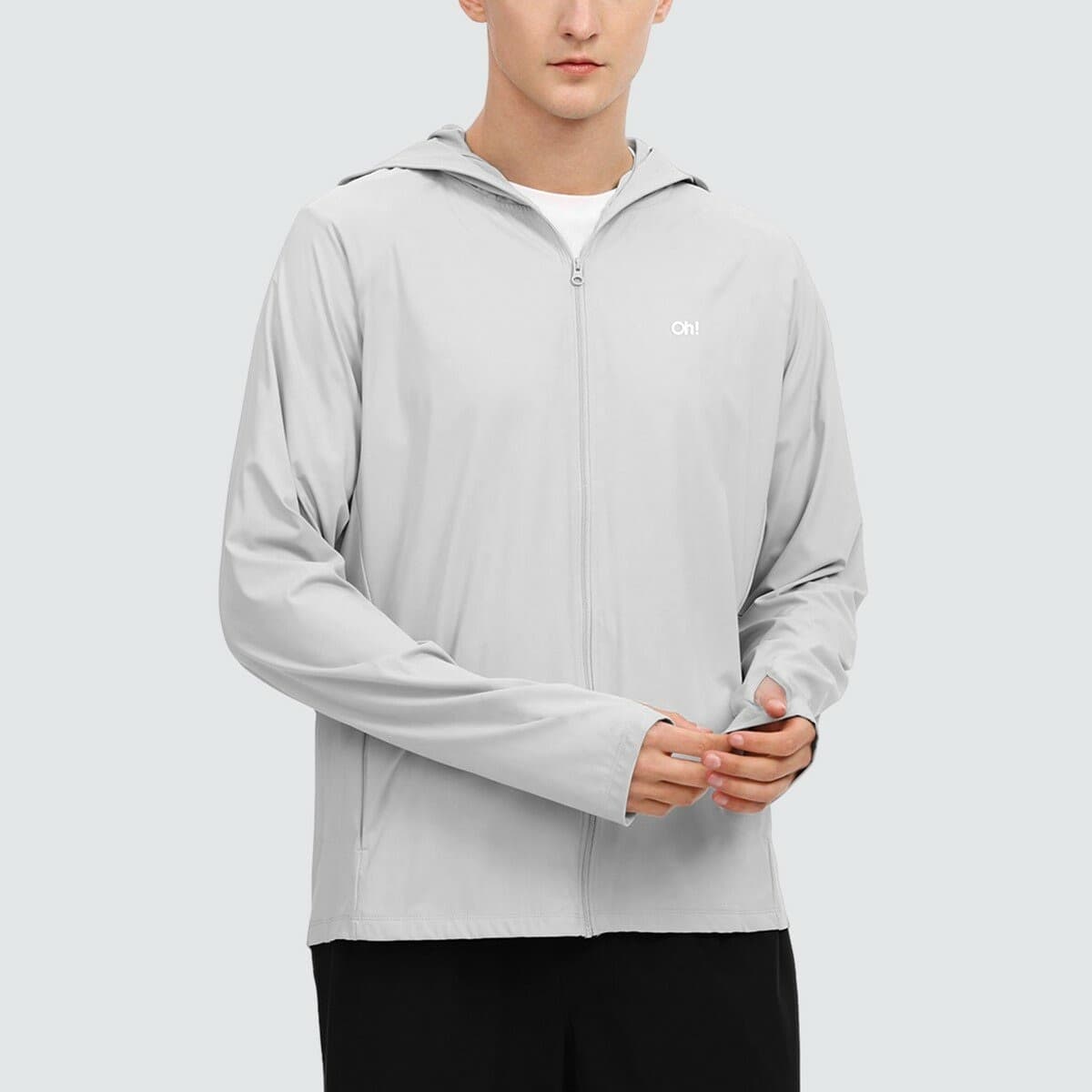 Jaket Sunbrella Pria OhSunny Abu-abu M