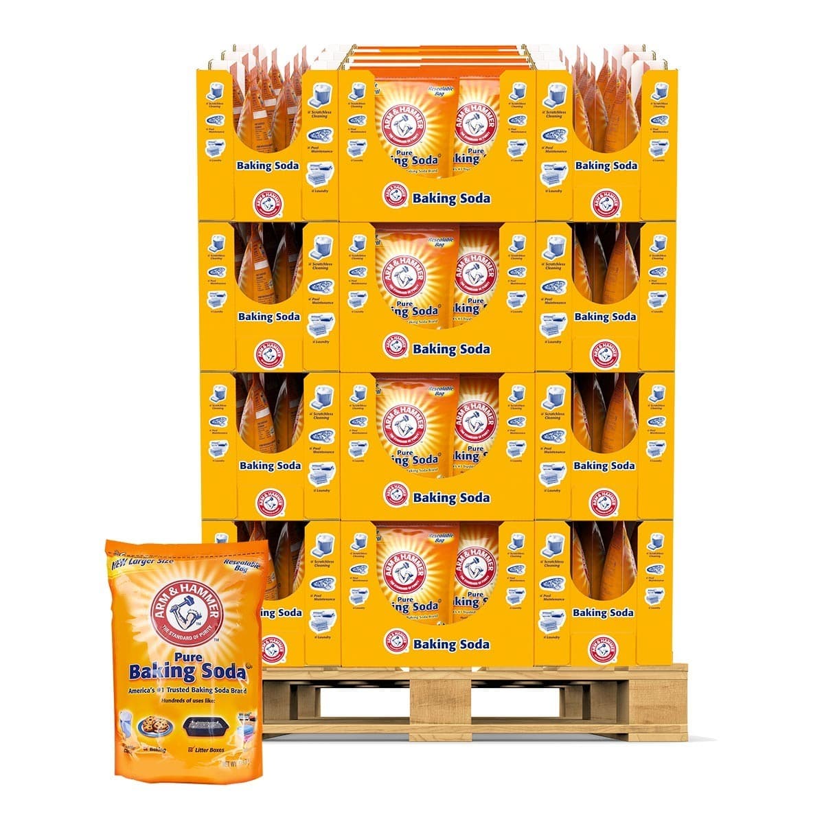 ARM & HAMMER Baking Soda Multifungsi 6,12 kg X 160 Pack