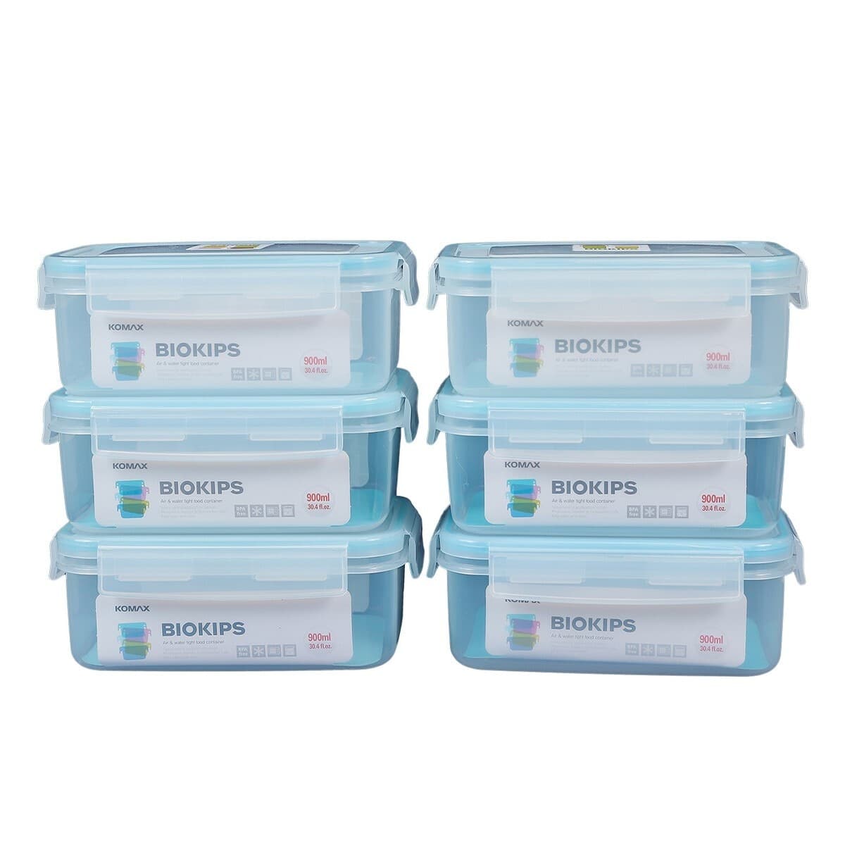 Komax Kotak Plastik Lempeng Berisi 12 Potong Kapasitas 900 ml