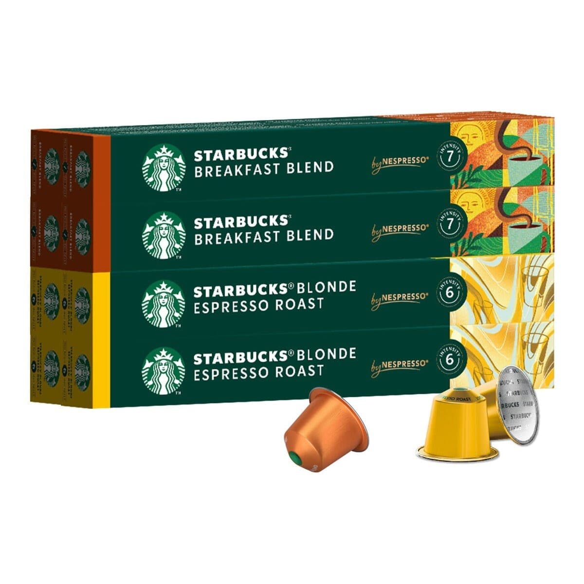 Starbucks Kapsul Kopi Paket Rasa Pagi 80 Butir Untuk Mesin Nespresso