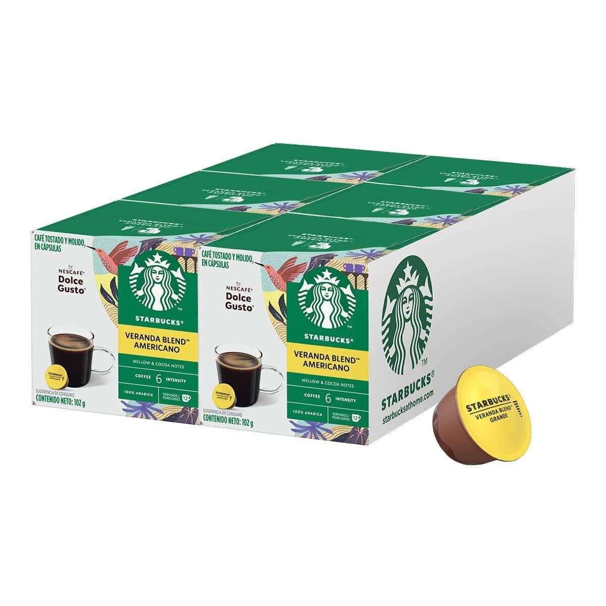 Starbucks Americano Kapsul Untuk NESCAFE Dolce Gusto 72 pcs