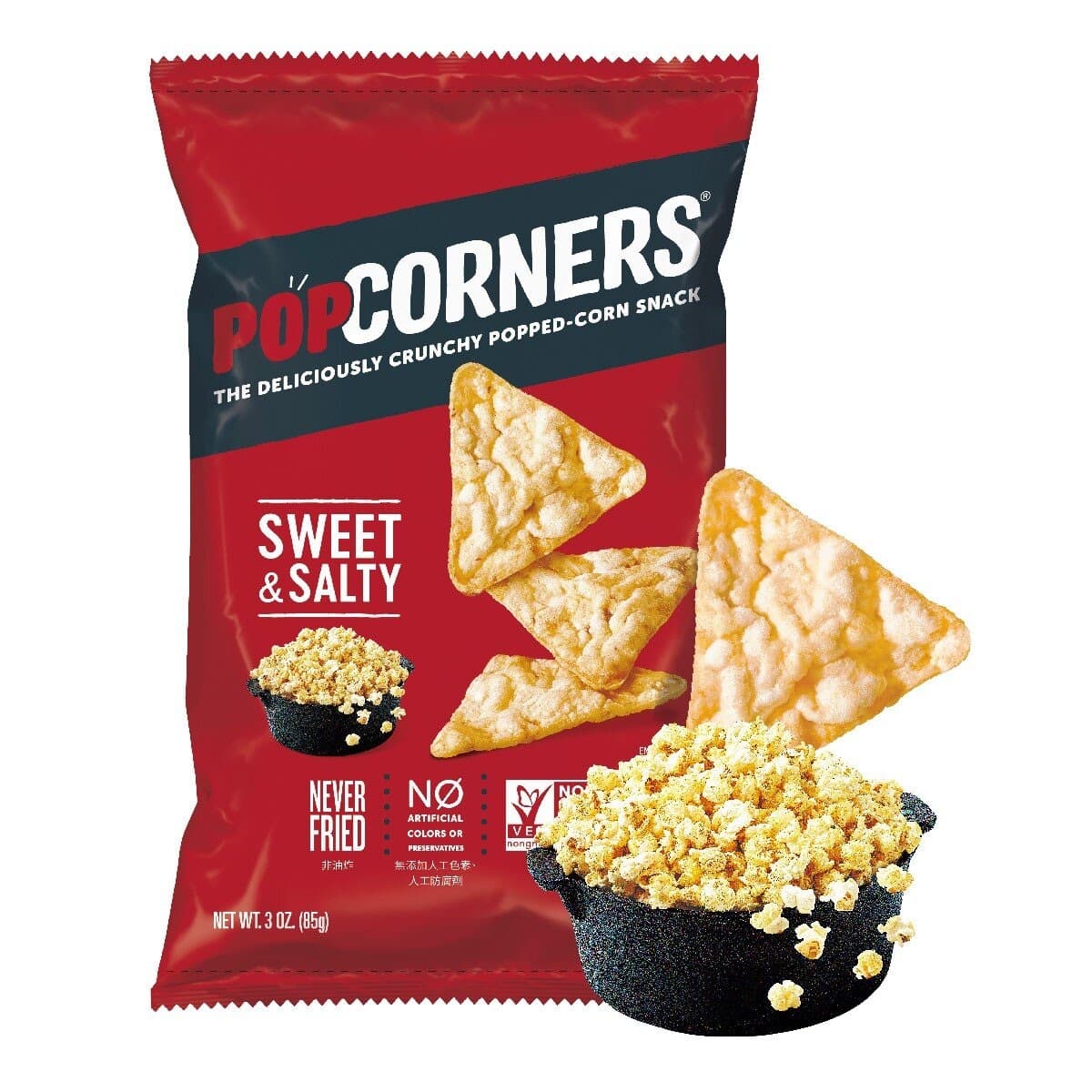 PopCorners Keripik Popcorn Rasa Asin dan Manis 567 gram