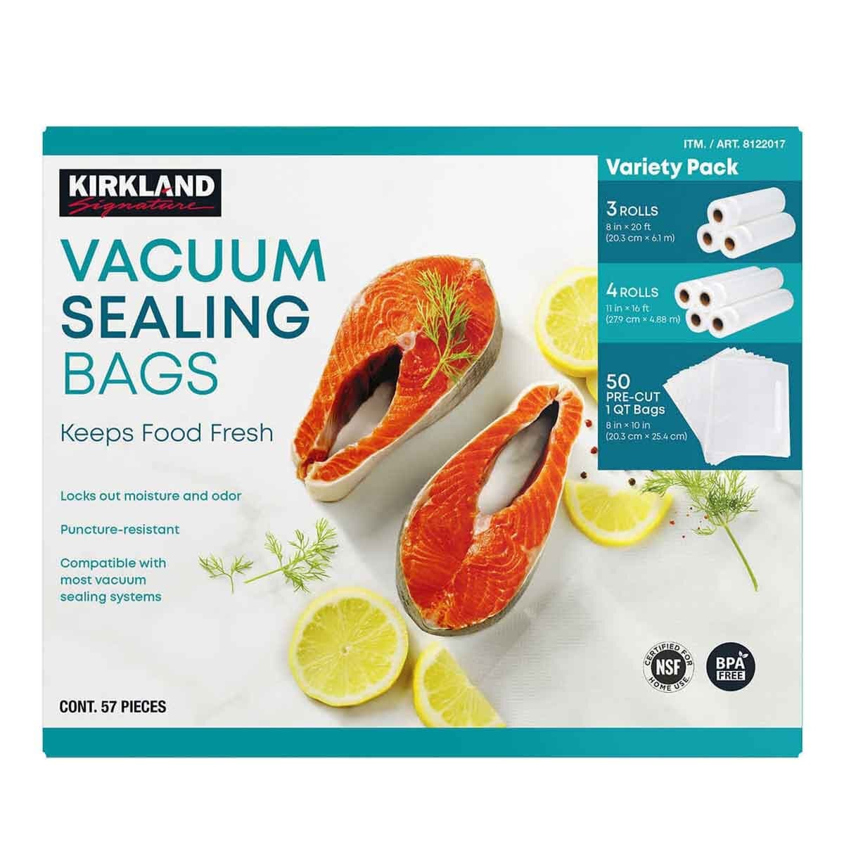Kirkland Foods Vacuum Sealer Roll / Bungkus