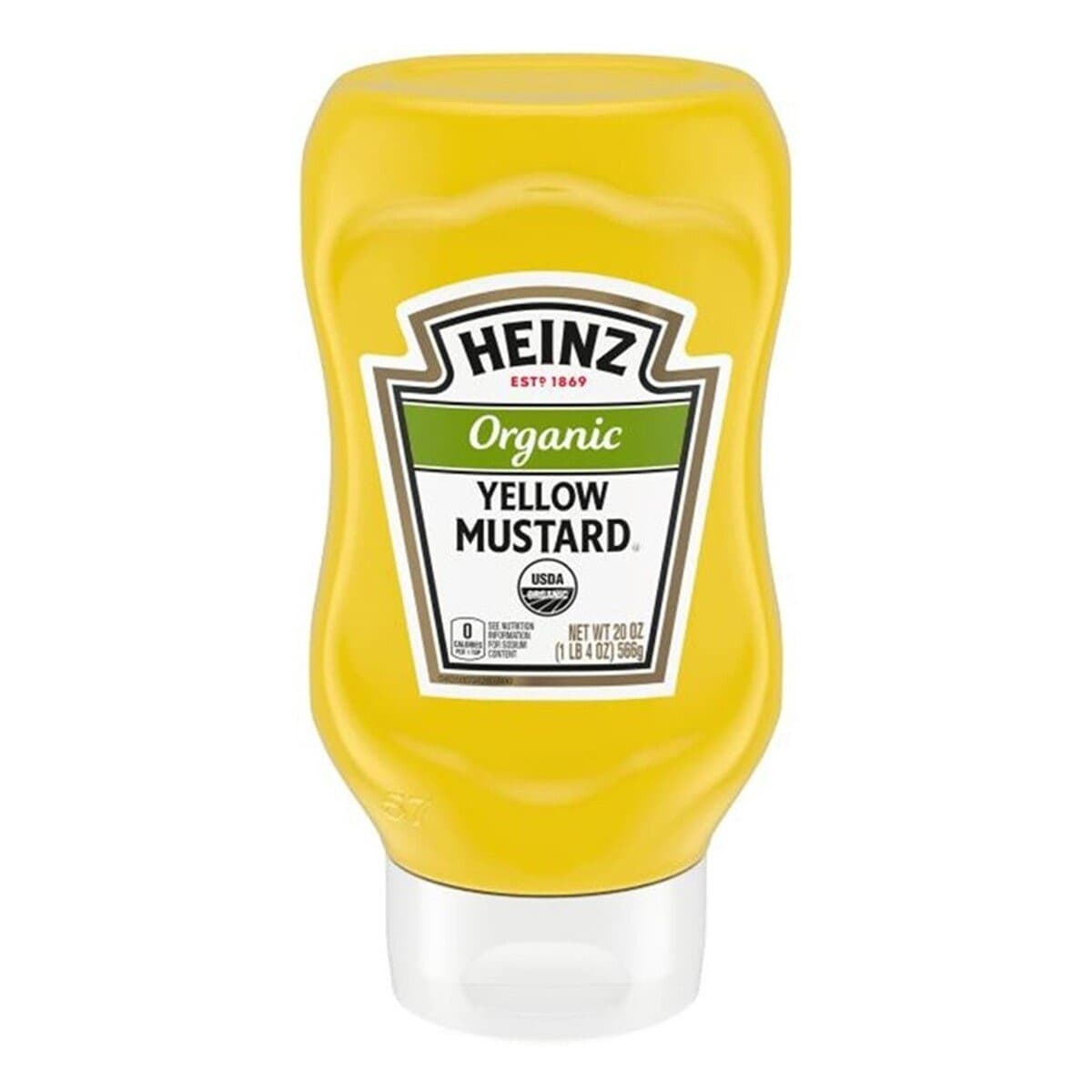 Heinz Sos Mentimun Kuning Organik 566 gram X 2 Botol